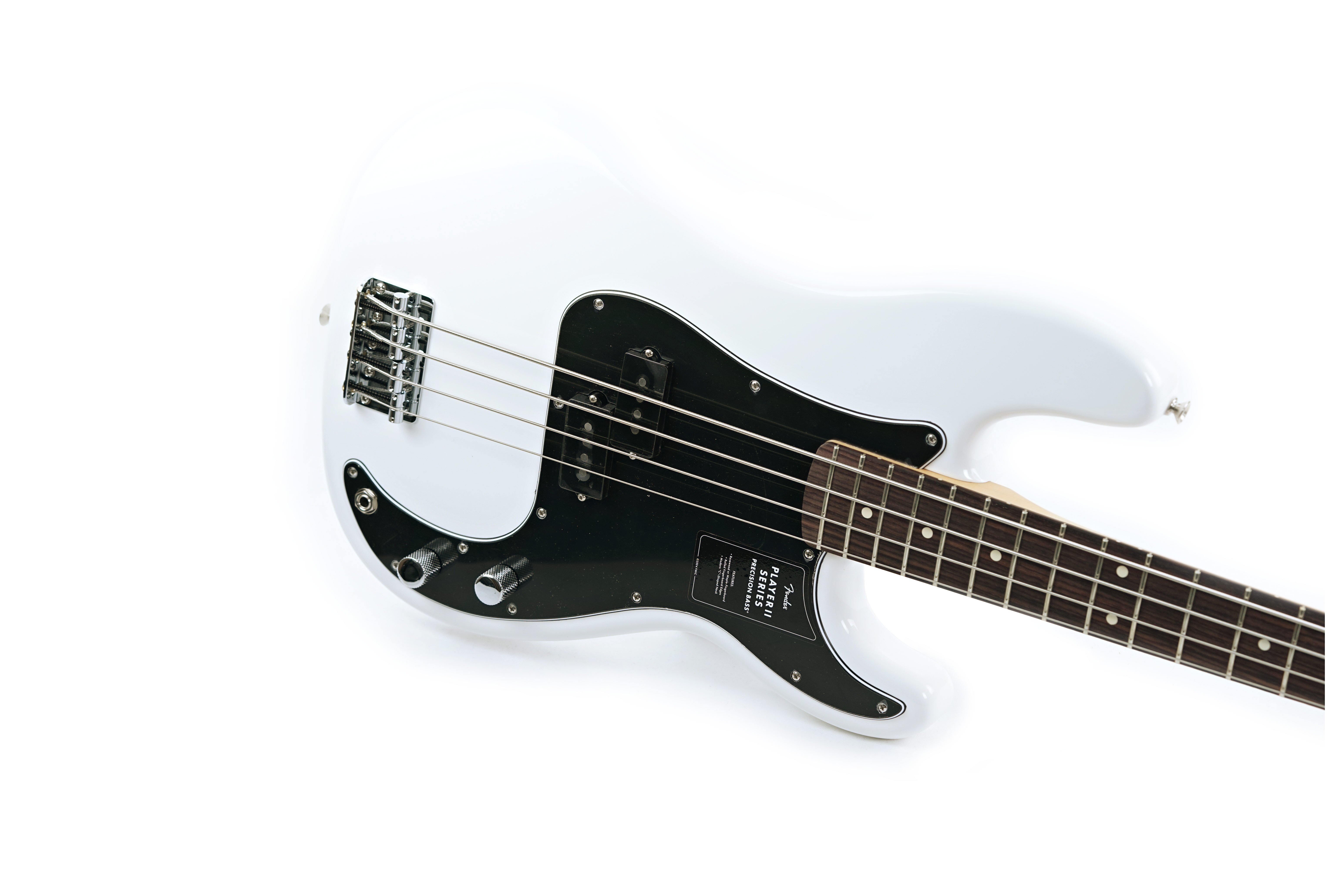 GUITARGUITAR Fender Player II Precision Bass Polar White Rosewood Fingerboard