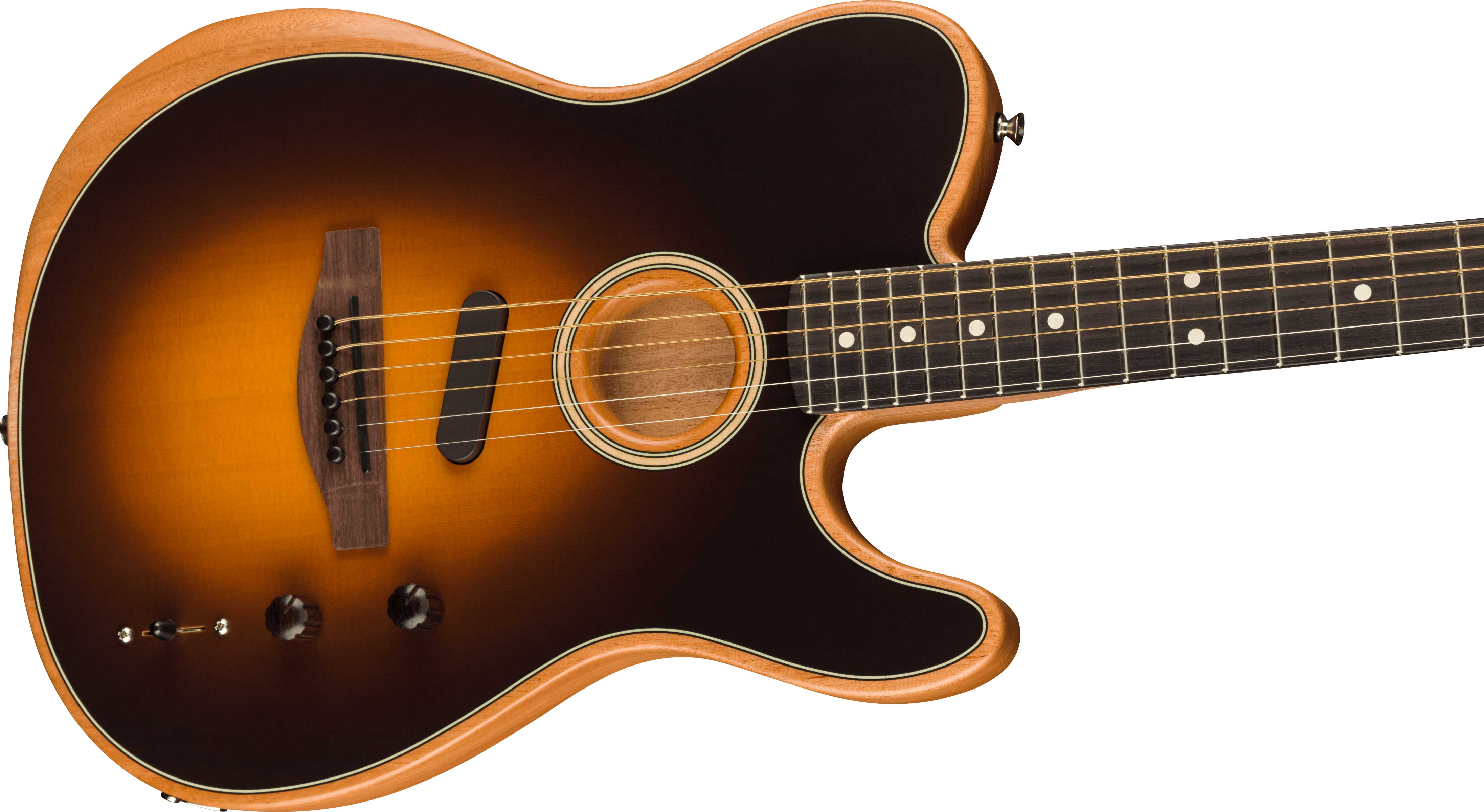 GUITARGUITAR Fender Acoustasonic Player Telecaster Shadow Burst Rosewood Fingerboard
