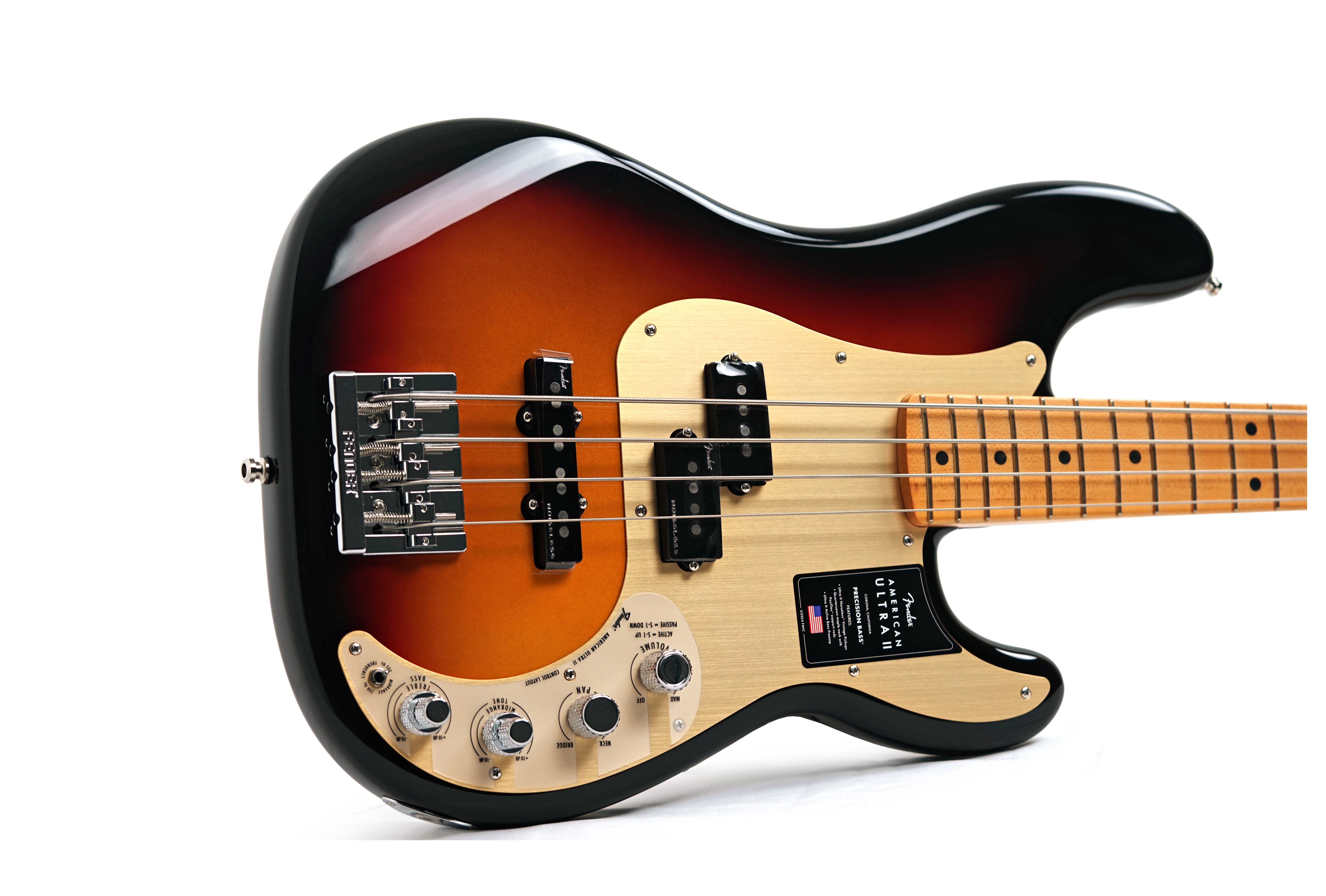 GUITARGUITAR Fender American Ultra II Precision Bass Ultraburst Maple Fingerboard #US25007018
