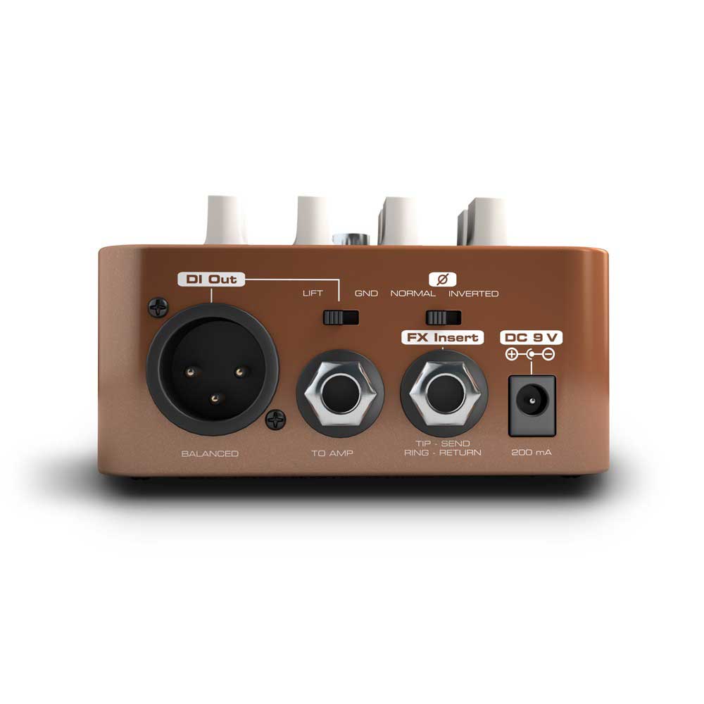GUITARGUITAR Palmer Pocket Amp Acoustic - Portable Preamp for Acoustic String Instruments