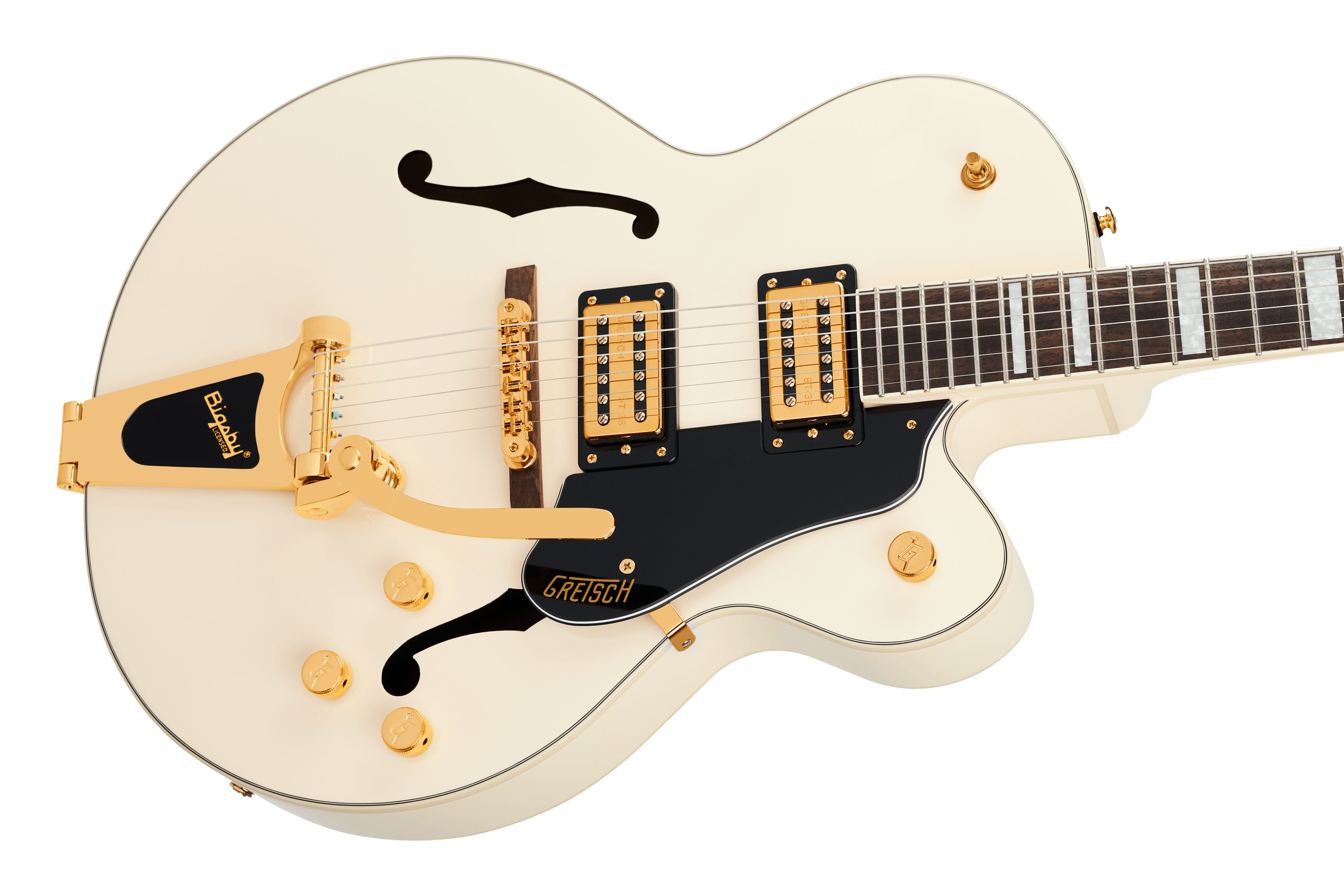 GUITARGUITAR Gretsch G2420TG Streamliner Hollow Body with Bigsby Limited Edition Vintage White
