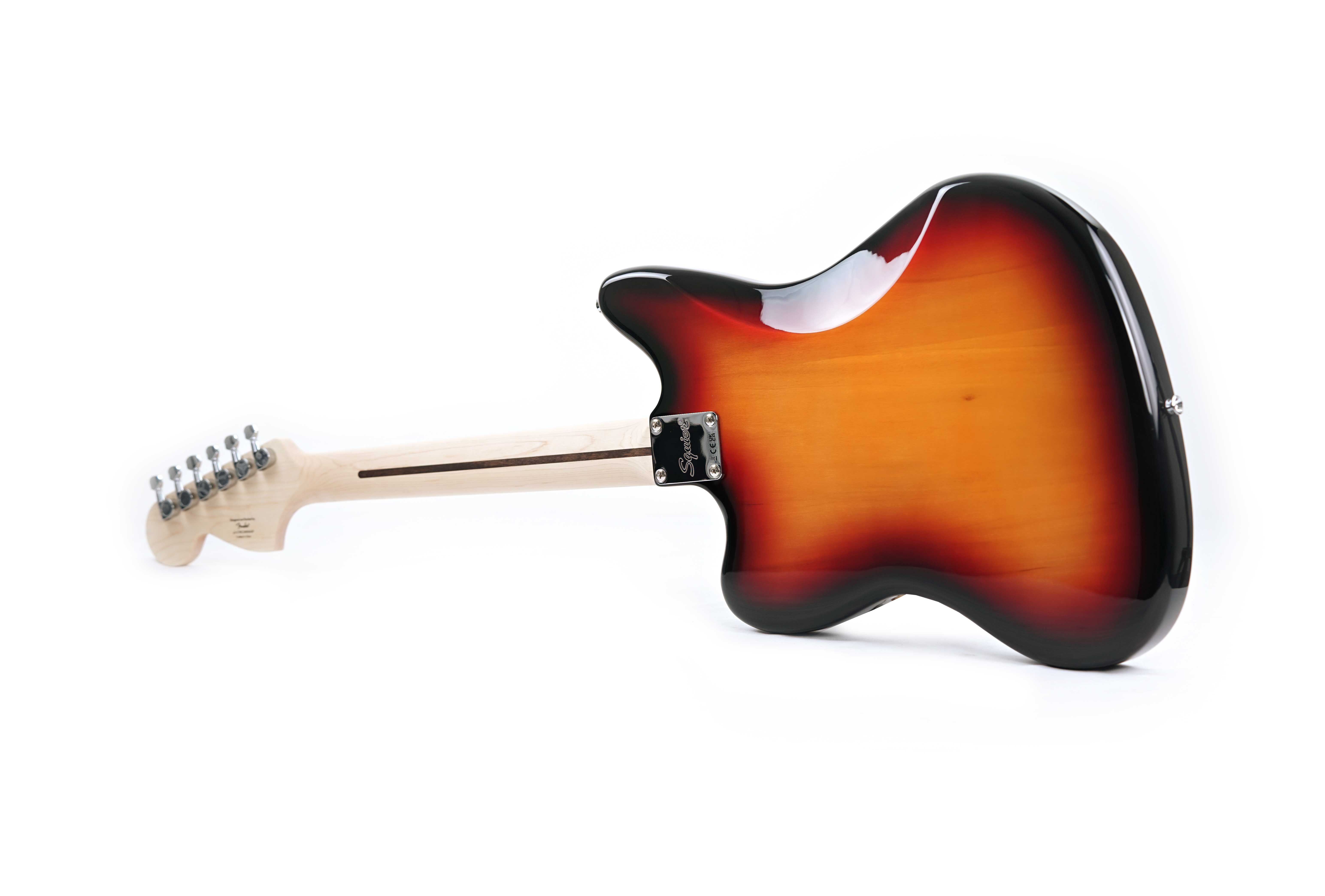 GUITARGUITAR Squier Affinity Series Jaguar Indian Laurel Fingerboard Black Pickguard 3-Colour Sunburst