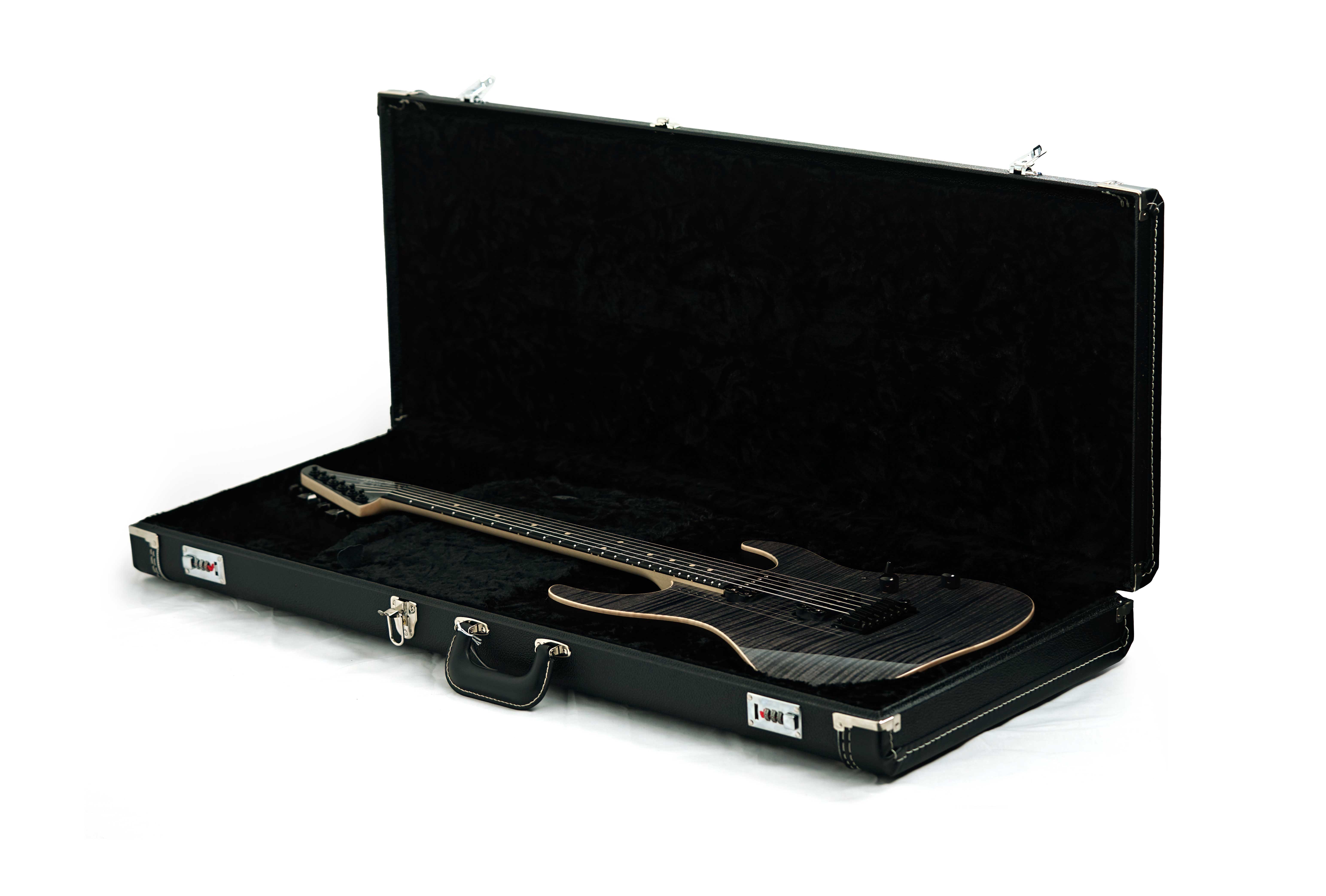 GUITARGUITAR Suhr Modern HH Flame Maple Trans Charcoal Ebony Fingerboard #87869