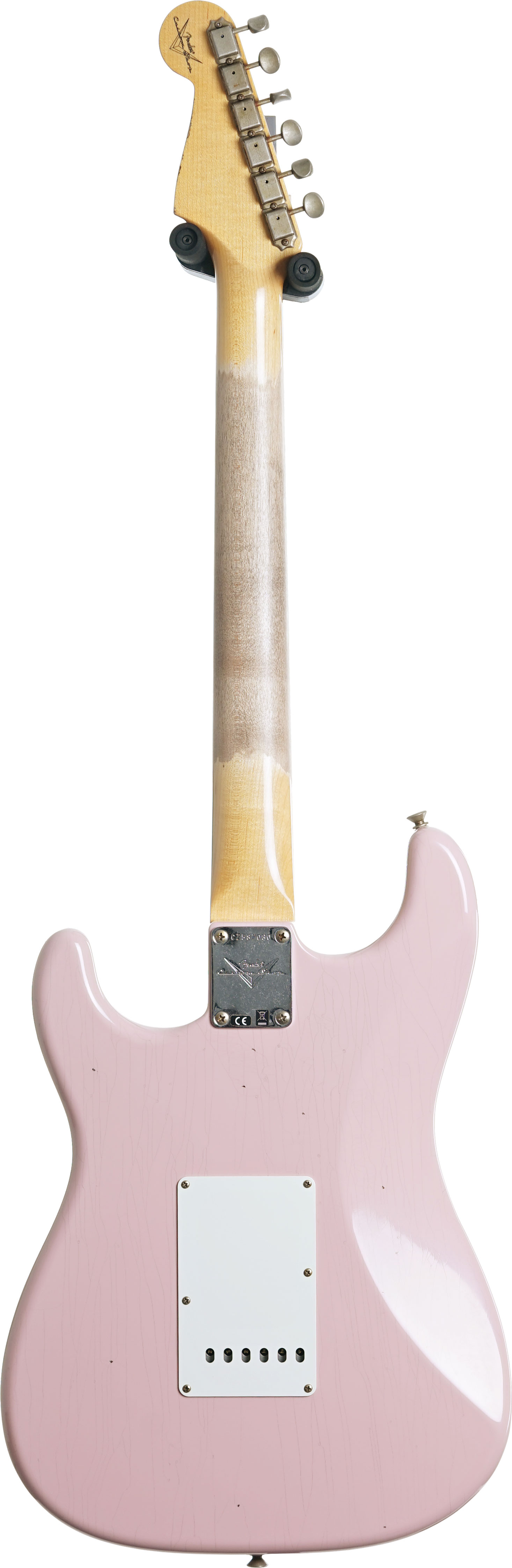 GUITARGUITAR Fender Custom Shop 1959 Collection Stratocaster Journeyman Relic Shell Pink Rosewood Fingerboard #CZ587030
