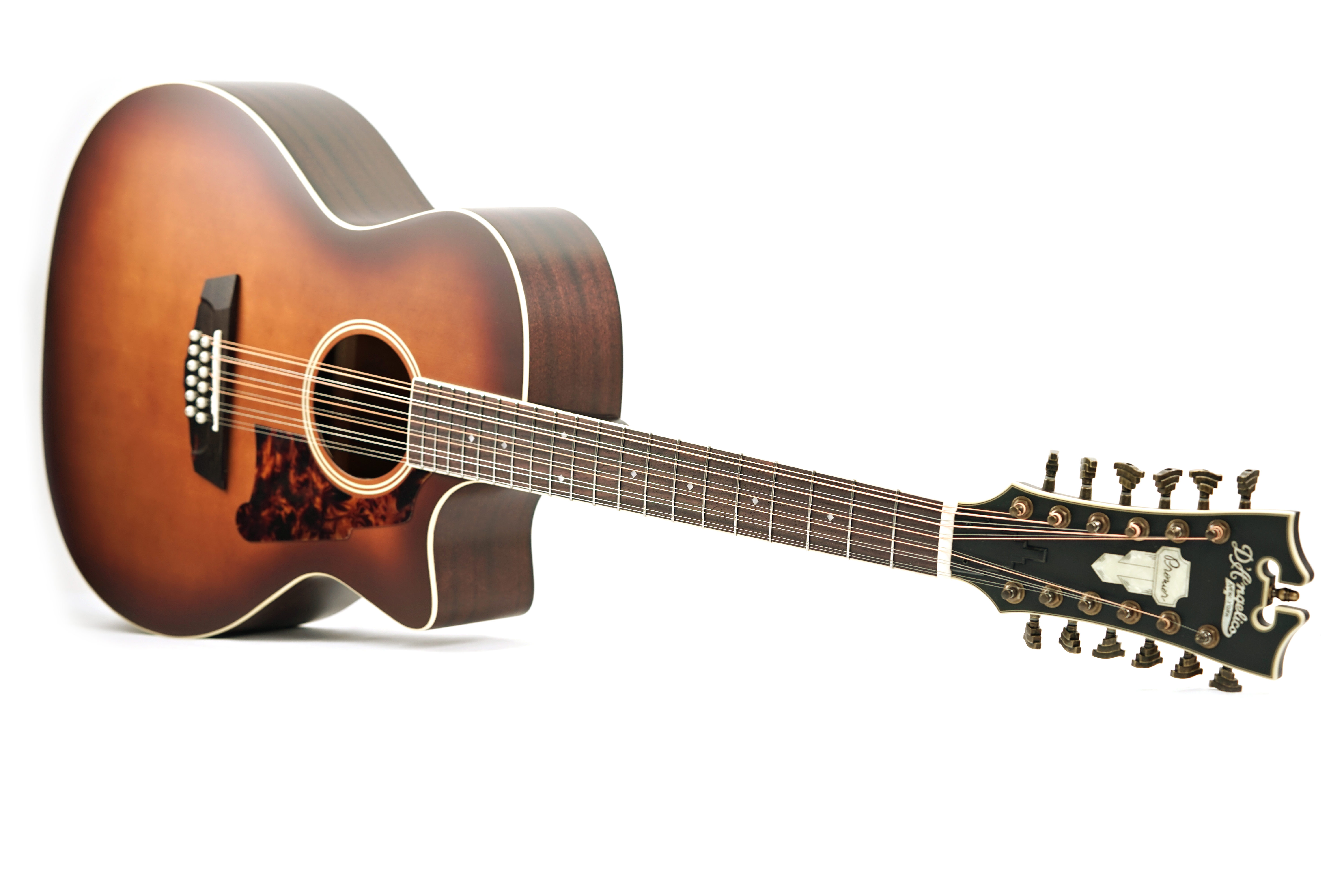 GUITARGUITAR D'Angelico Premier Fulton Grand Auditorium 12-String CE Caramel Burst