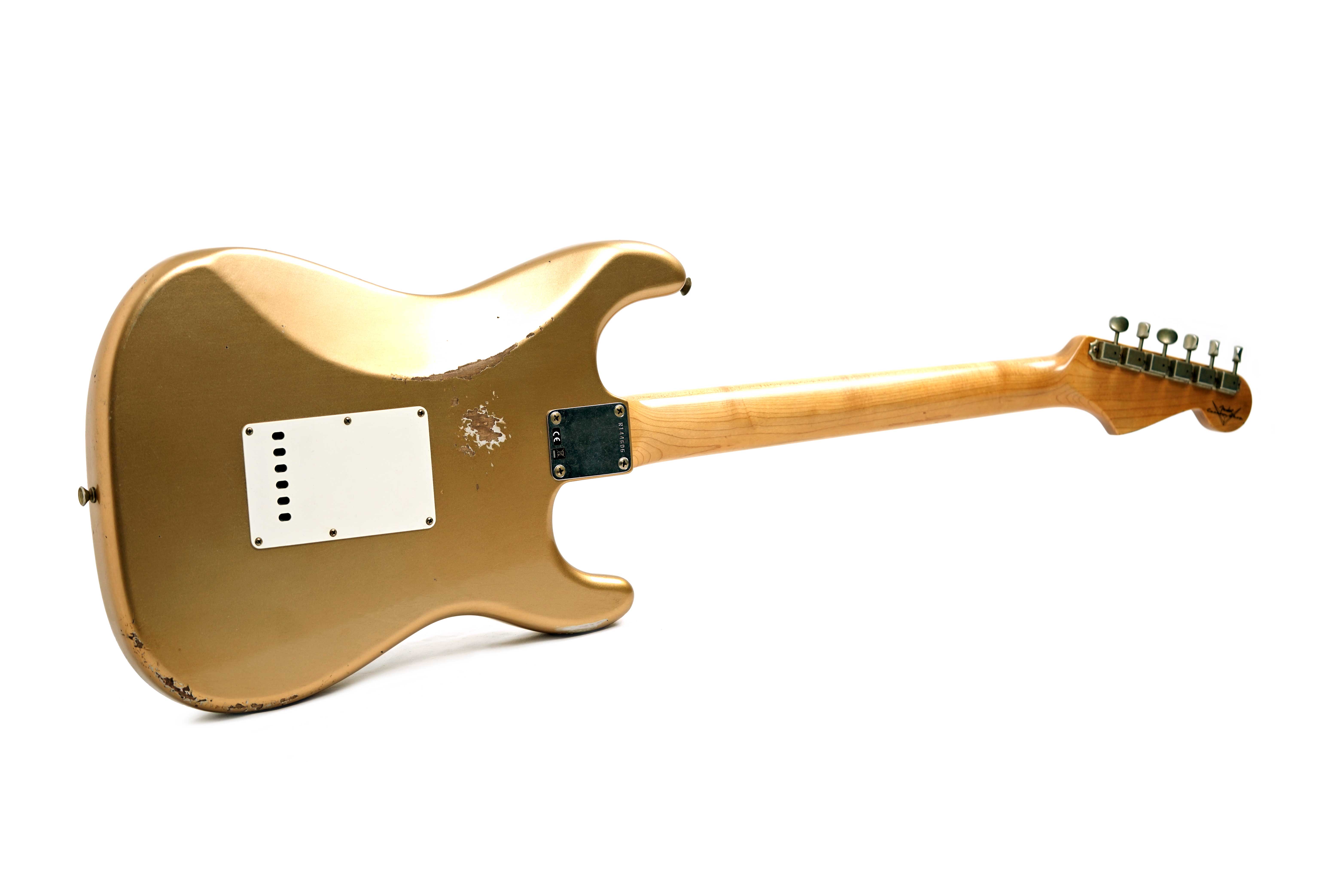 GUITARGUITAR Fender Custom Shop Mid 60's Stratocaster Relic HLE Gold Left Handed #R144606
