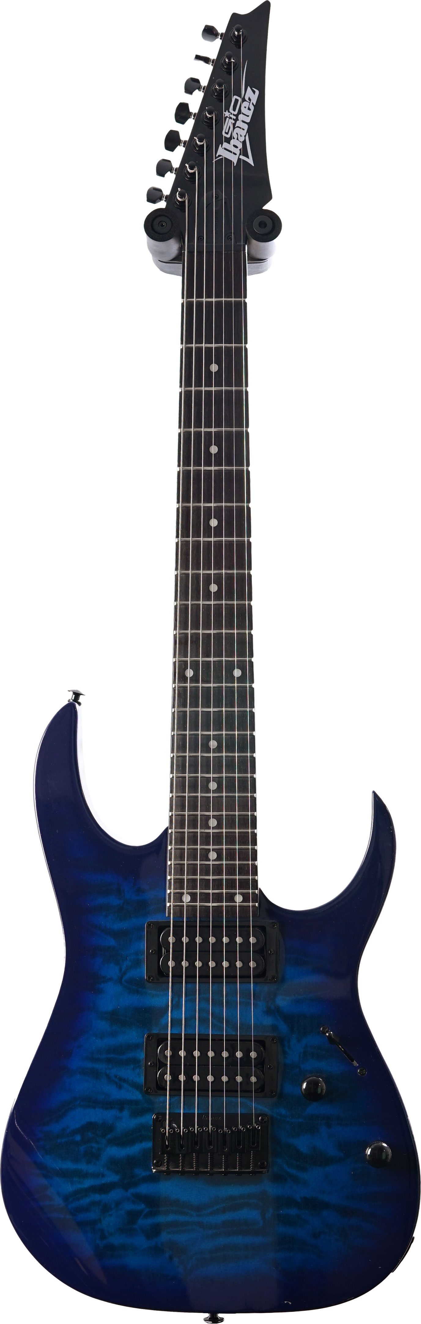 GUITARGUITAR Ibanez GRG7221QA 7-String Transparent Blue Burst (Pre-Owned)