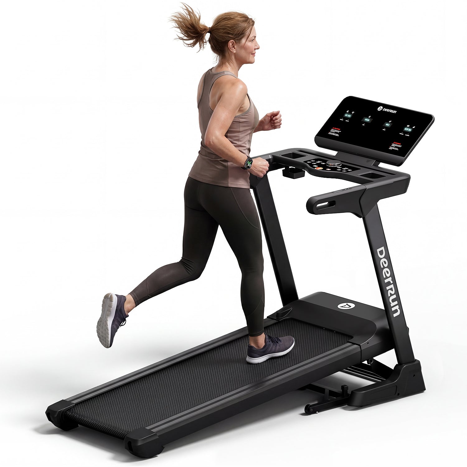 DeerRun X50 18% auto incline smart treadmill for home training