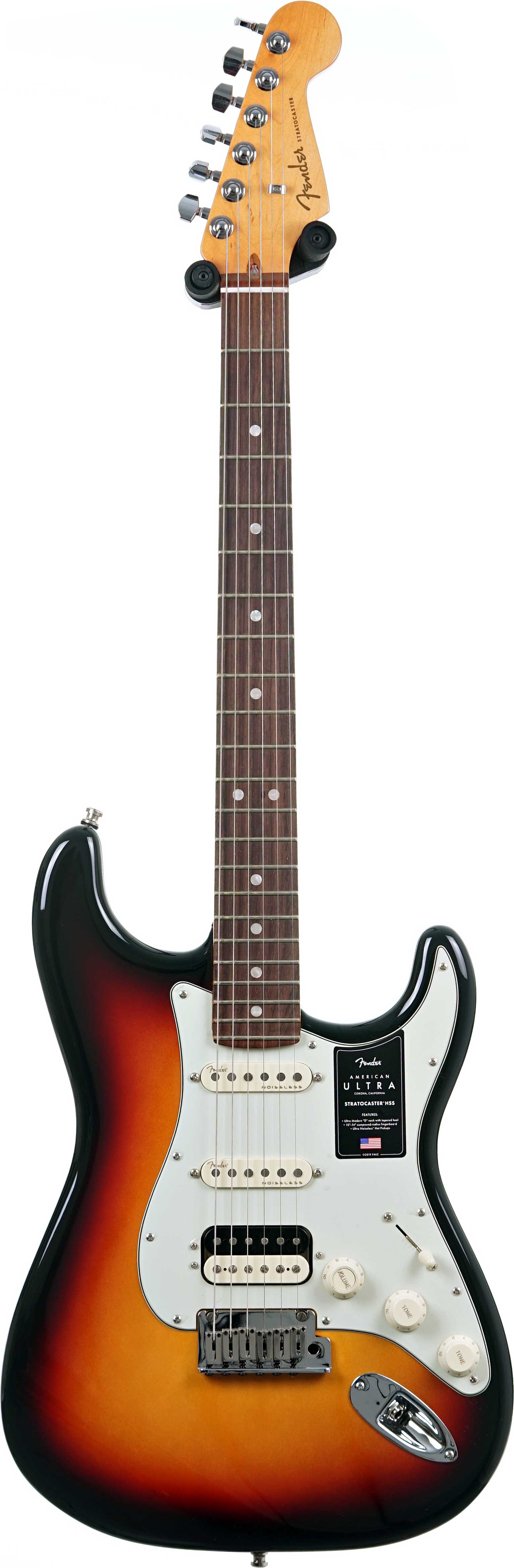 GUITARGUITAR Fender American Ultra Stratocaster HSS Ultraburst Rosewood Fingerboard (Ex-Demo) #US240008907