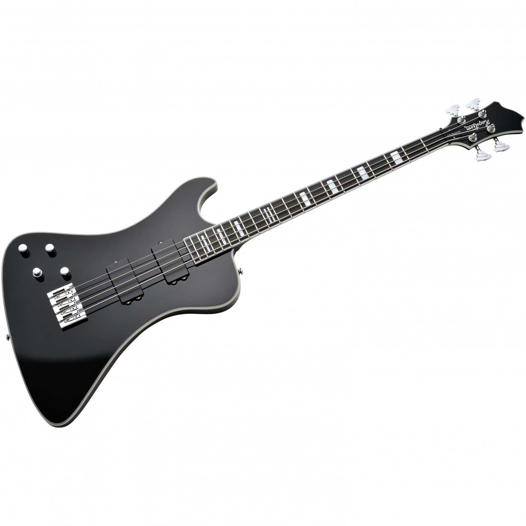 GUITARGUITAR Hagstrom Nekromant 4 String Black Left Handed