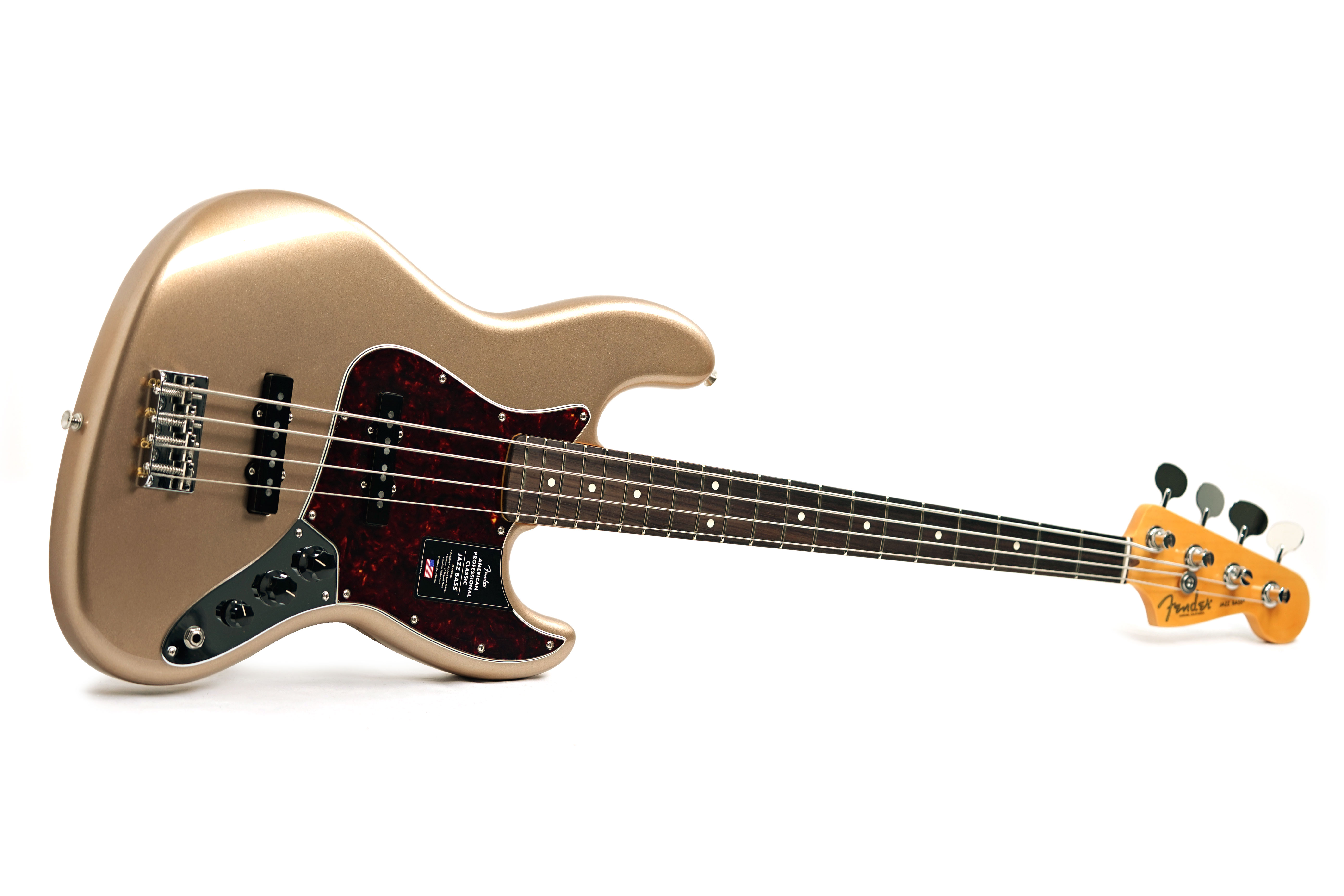 GUITARGUITAR Fender American Professional Classic Jazz Bass Faded Firemist Gold Rosewood Fingerboard #US25070649