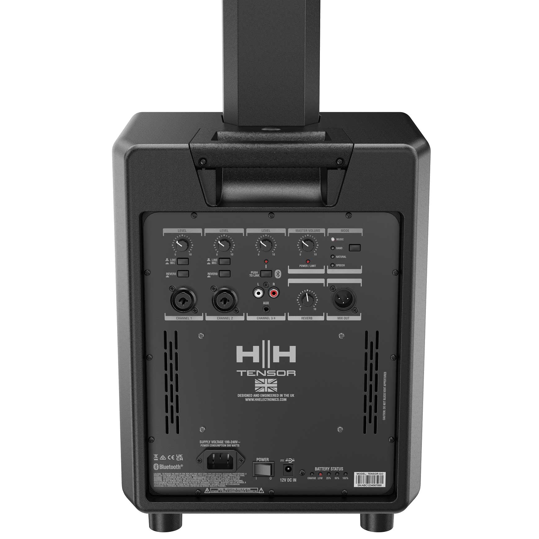 GUITARGUITAR HH Tensor-Go Battery Powered Column Array System