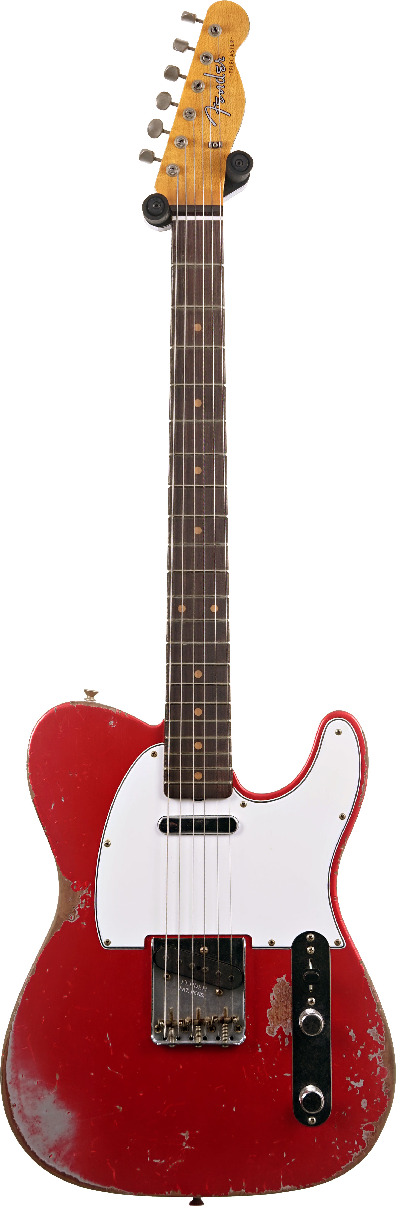 GUITARGUITAR Fender Custom Shop 1961 Telecaster Heavy Relic Faded Aged Candy Apple Red #CZ587863