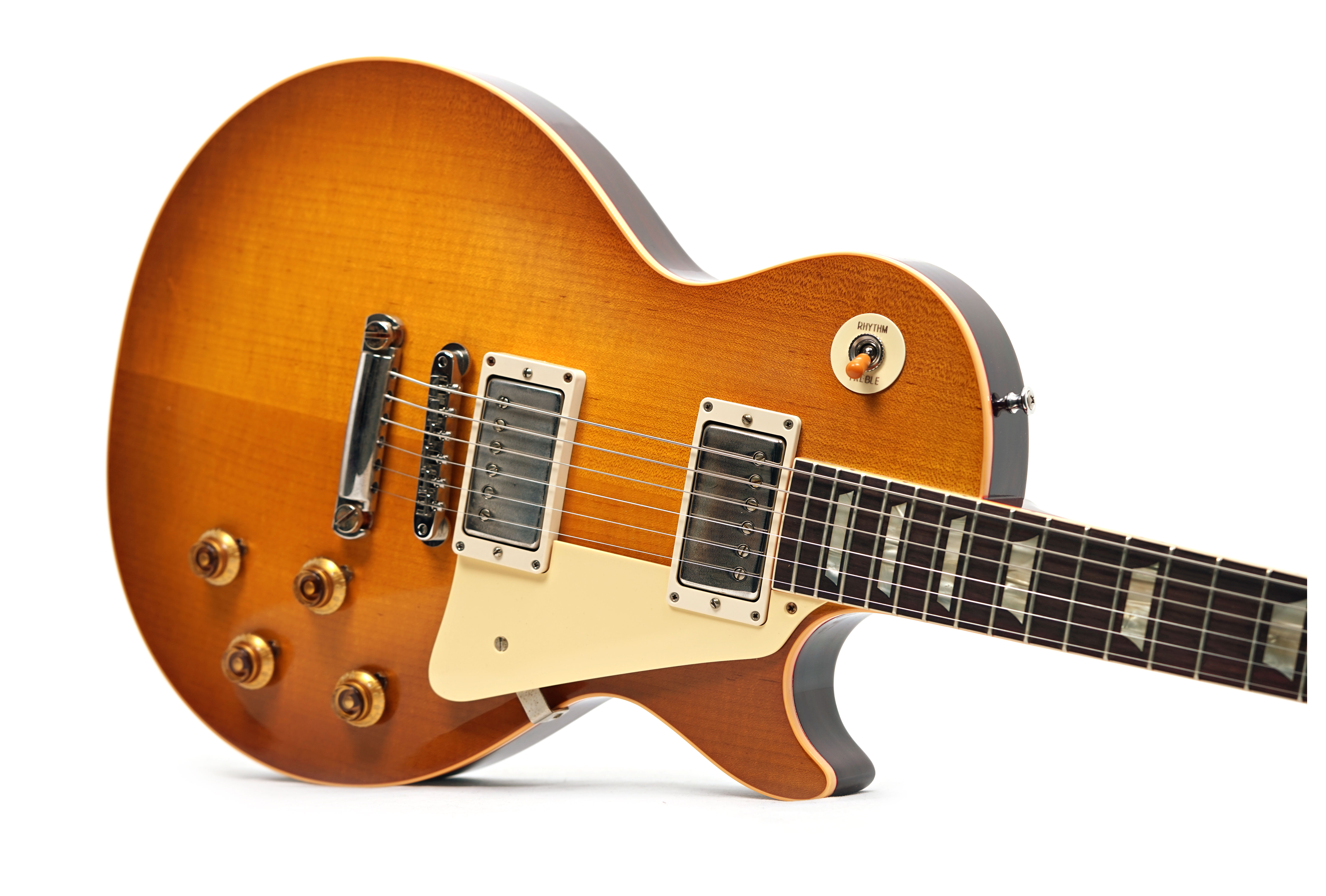 GUITARGUITAR Gibson Custom Shop 1958 Les Paul Standard Reissue Lemon Burst VOS #85348