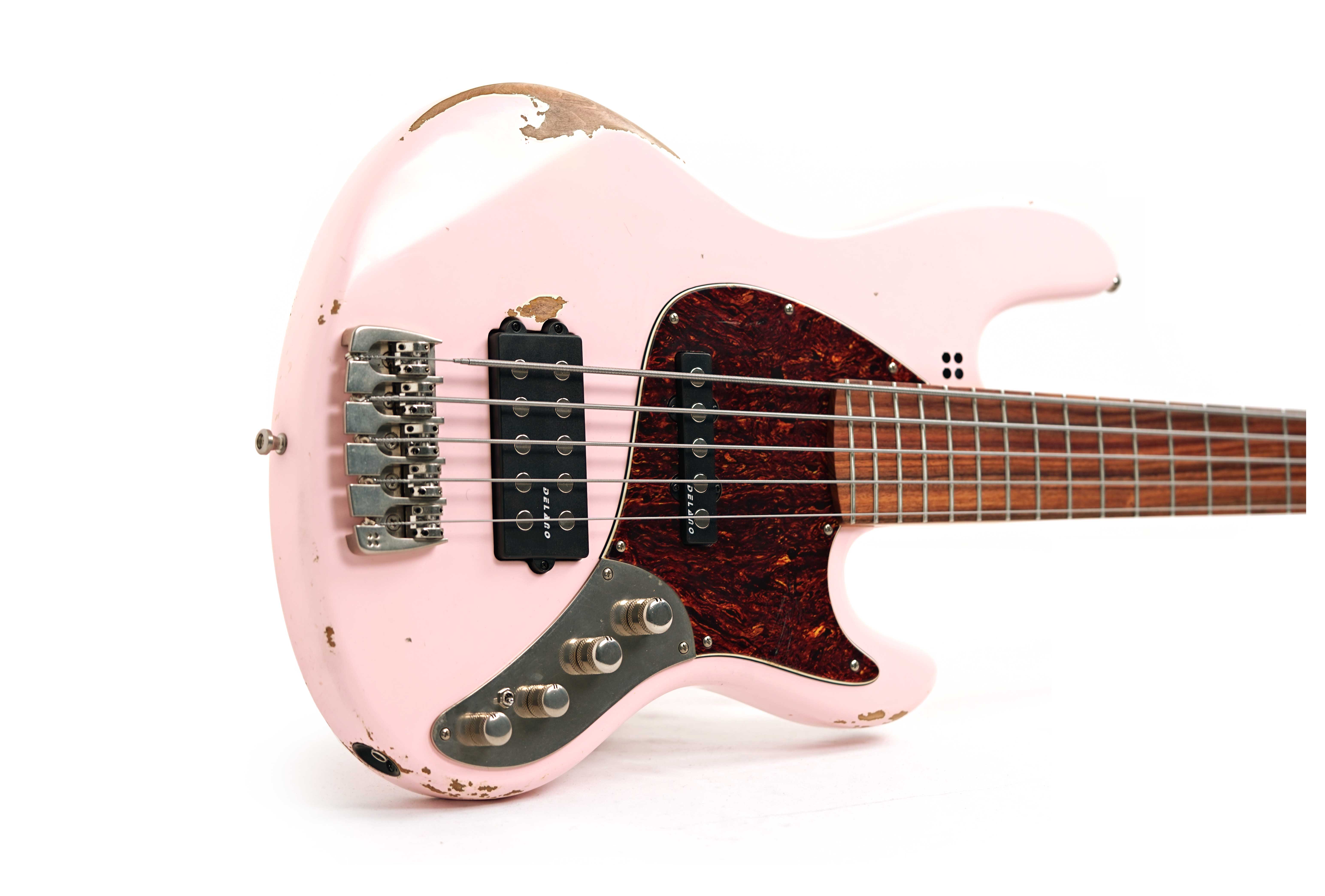 GUITARGUITAR Sandberg California TM 5 String Hardcore Aged Shell Pink #46982