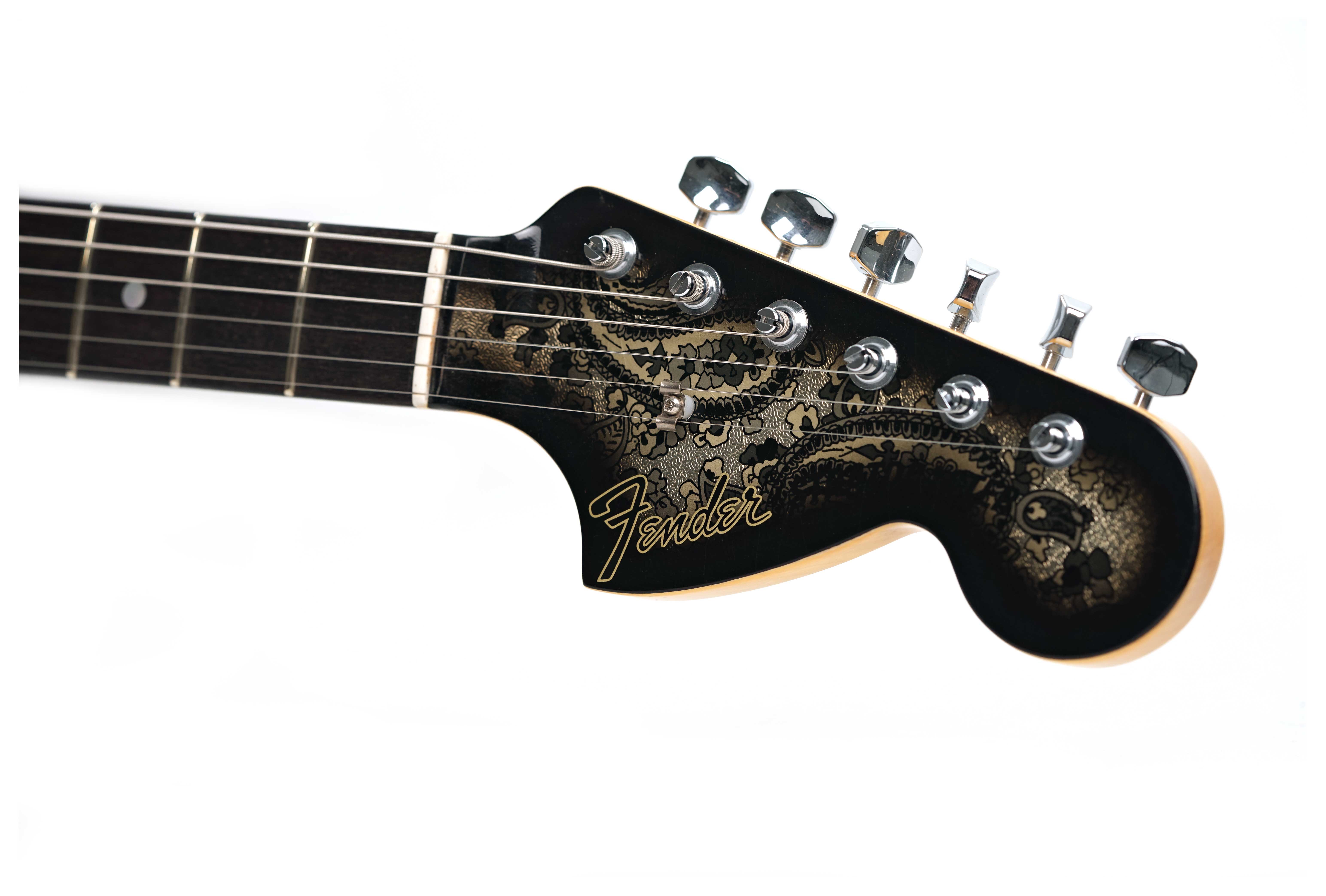 GUITARGUITAR Fender Custom Shop Limited Edition 1968 Stratocaster Journeyman Relic Black Paisley #CZ584214