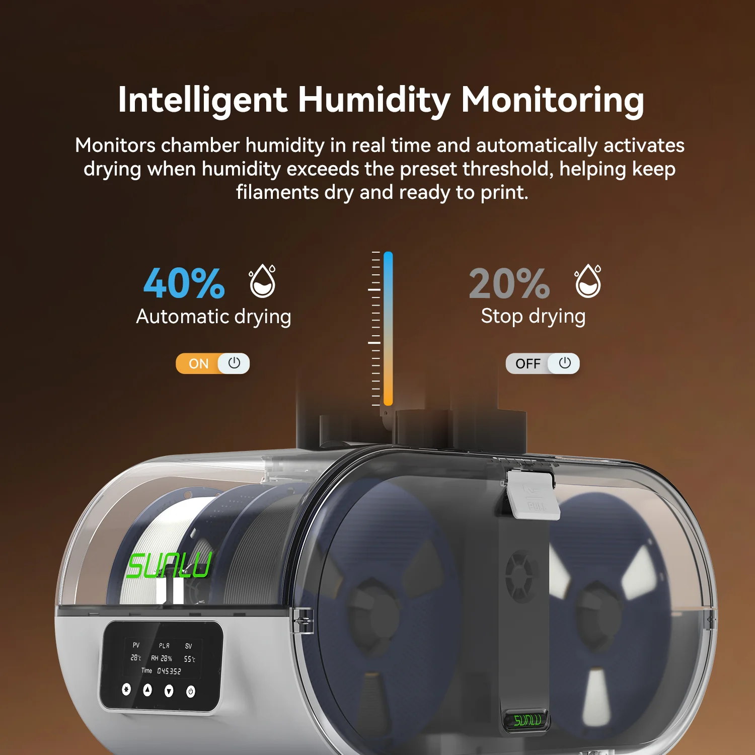 [Pre-sale] SUNLU AMS Lite Heater, AMS Lite Enclosure, Dual-airflow ensures perfect prints.Up to 70°C, supports PLA/PETG/ABS/ASA/PA
