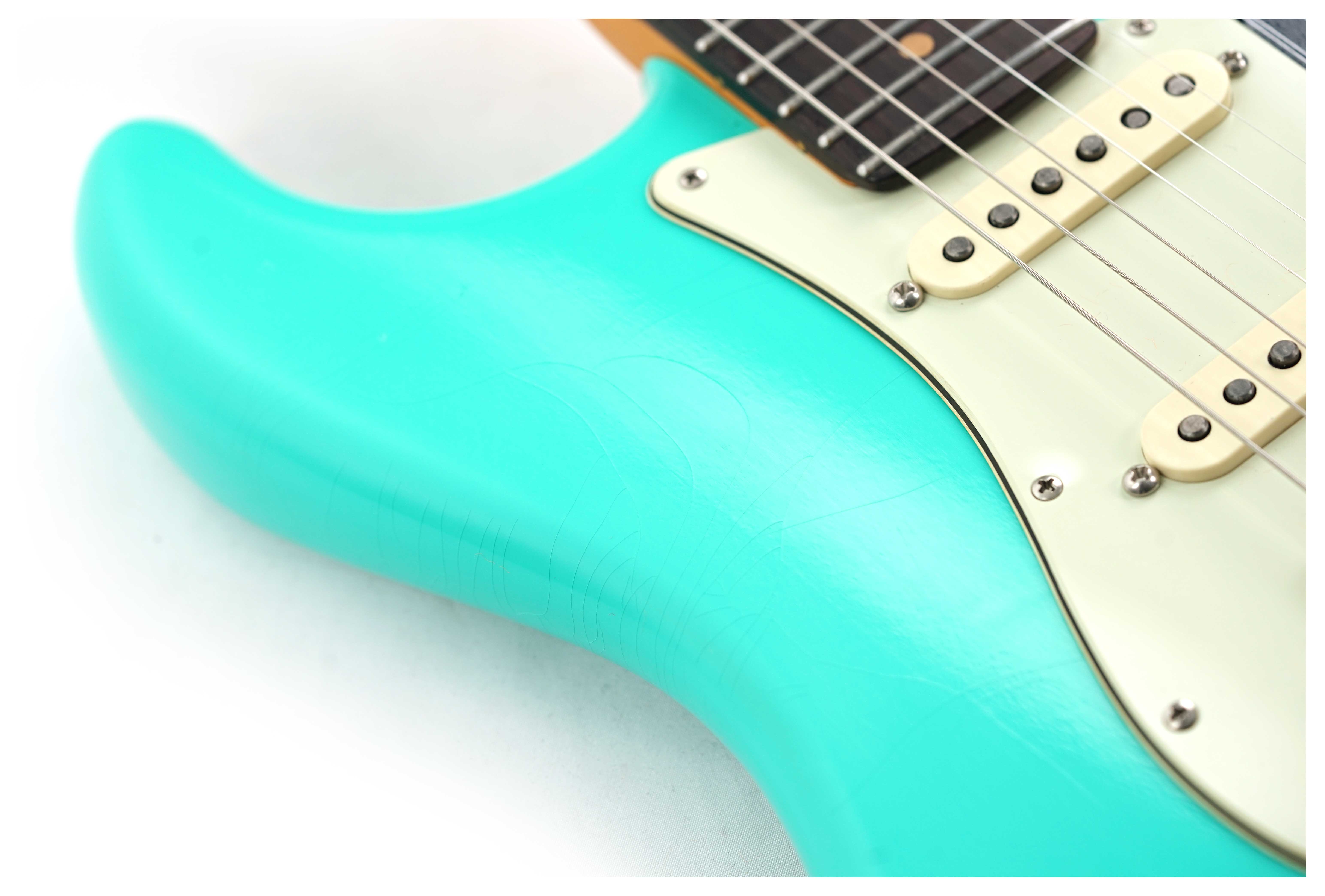 GUITARGUITAR Fender Ultra Luxe Vintage 60s Stratocaster HSS Sea Foam Green #US25006440
