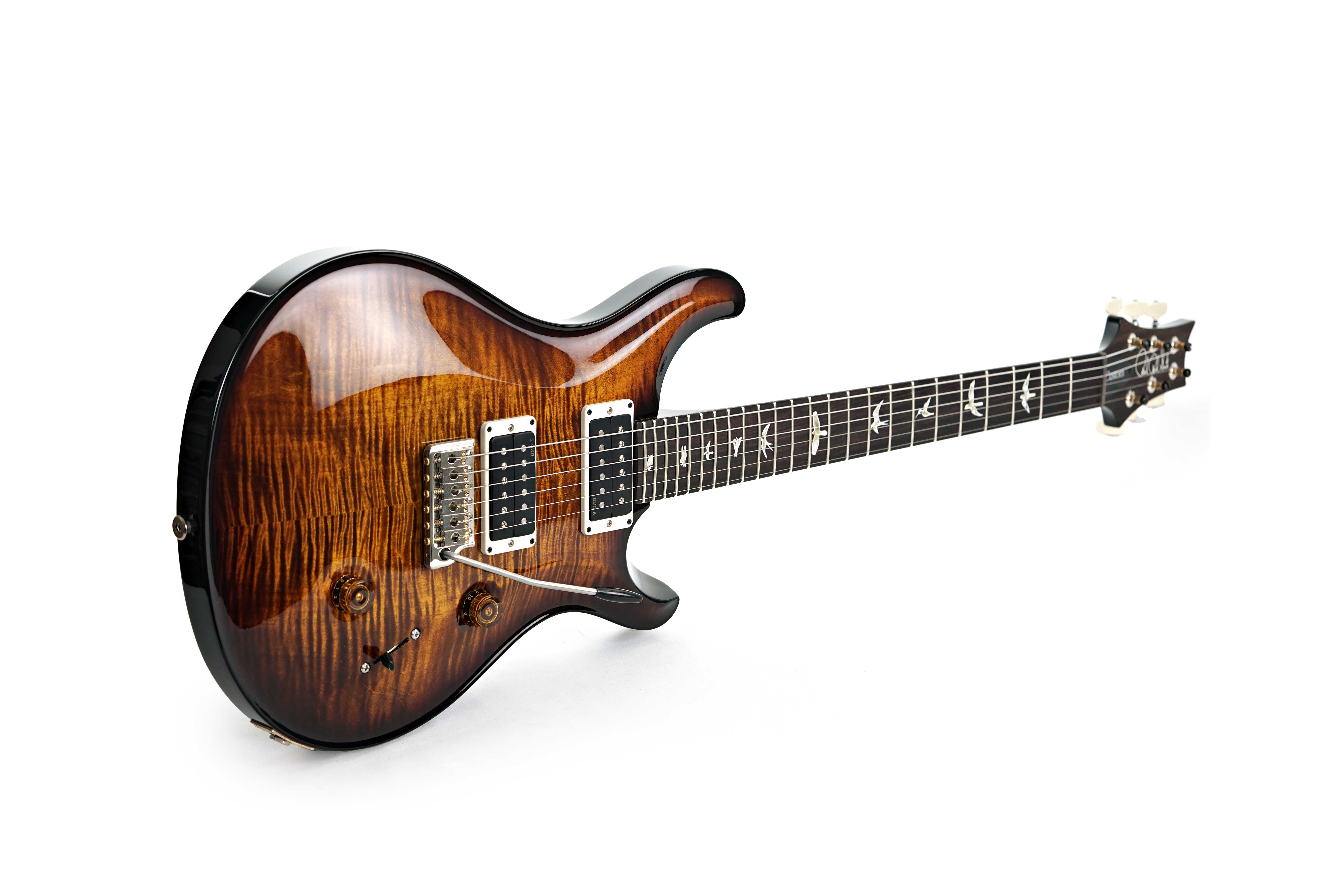 GUITARGUITAR PRS Custom 24 Black Gold Wraparound Burst #0403353