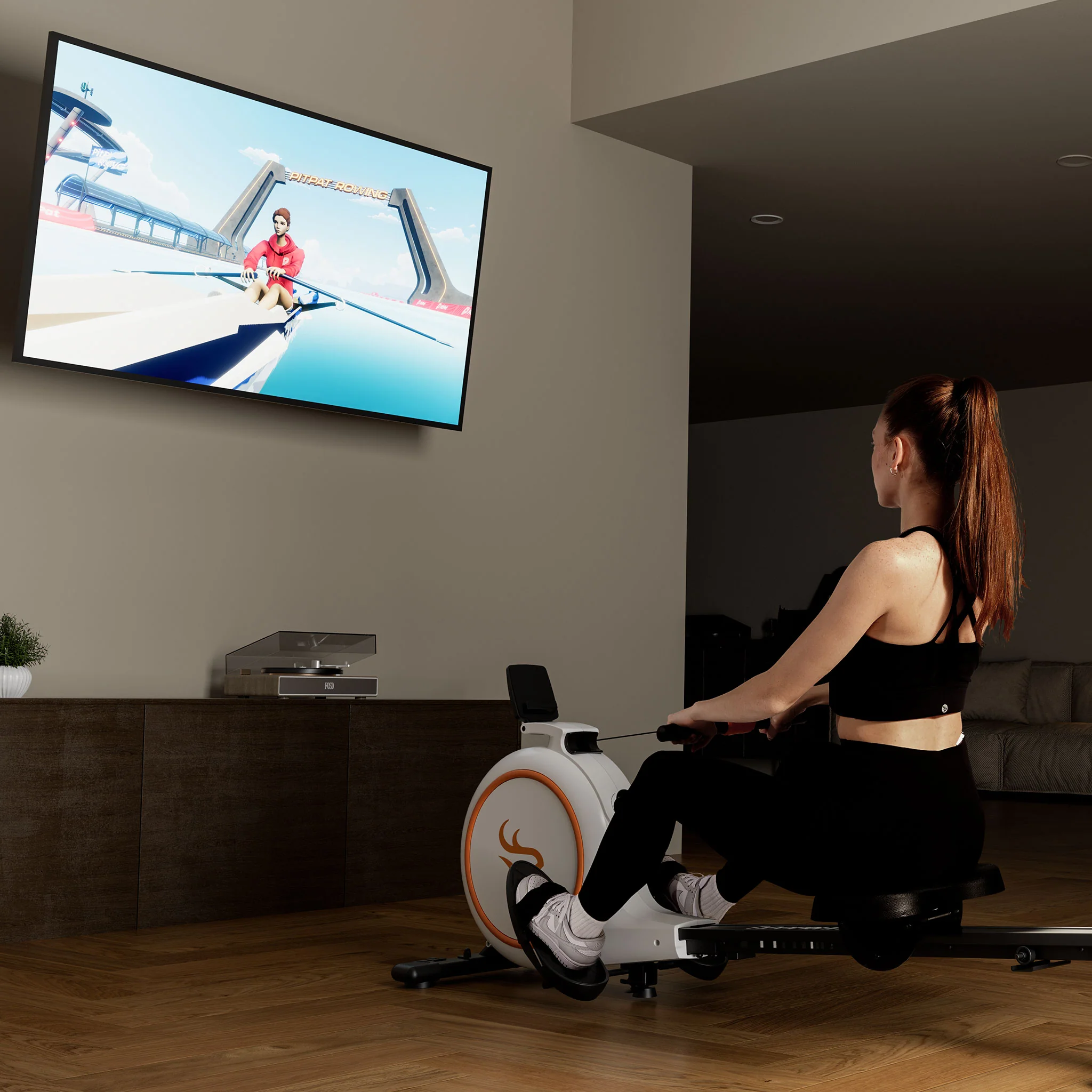 Treadmill + Bike + Rowing Machine Home Gym Bundle