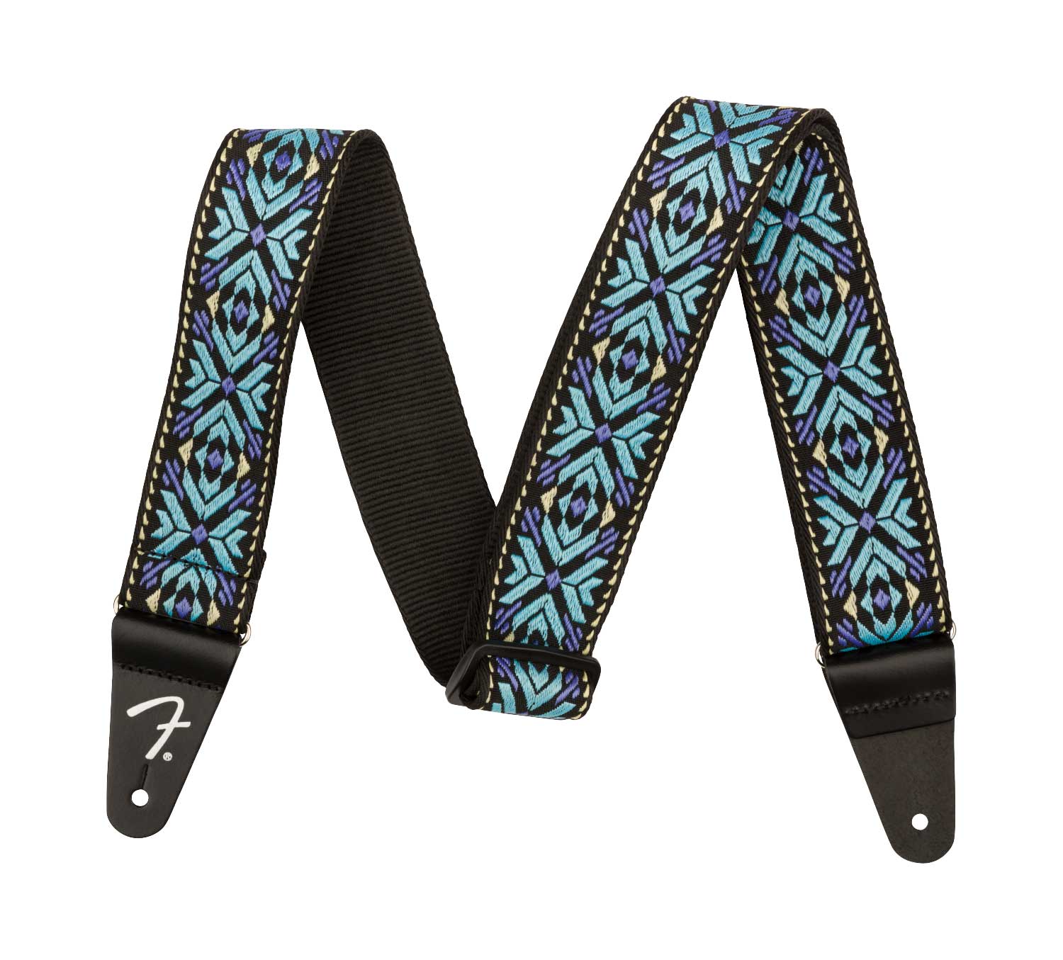 GUITARGUITAR Fender Pasadena Woven Strap Blue Snowflake