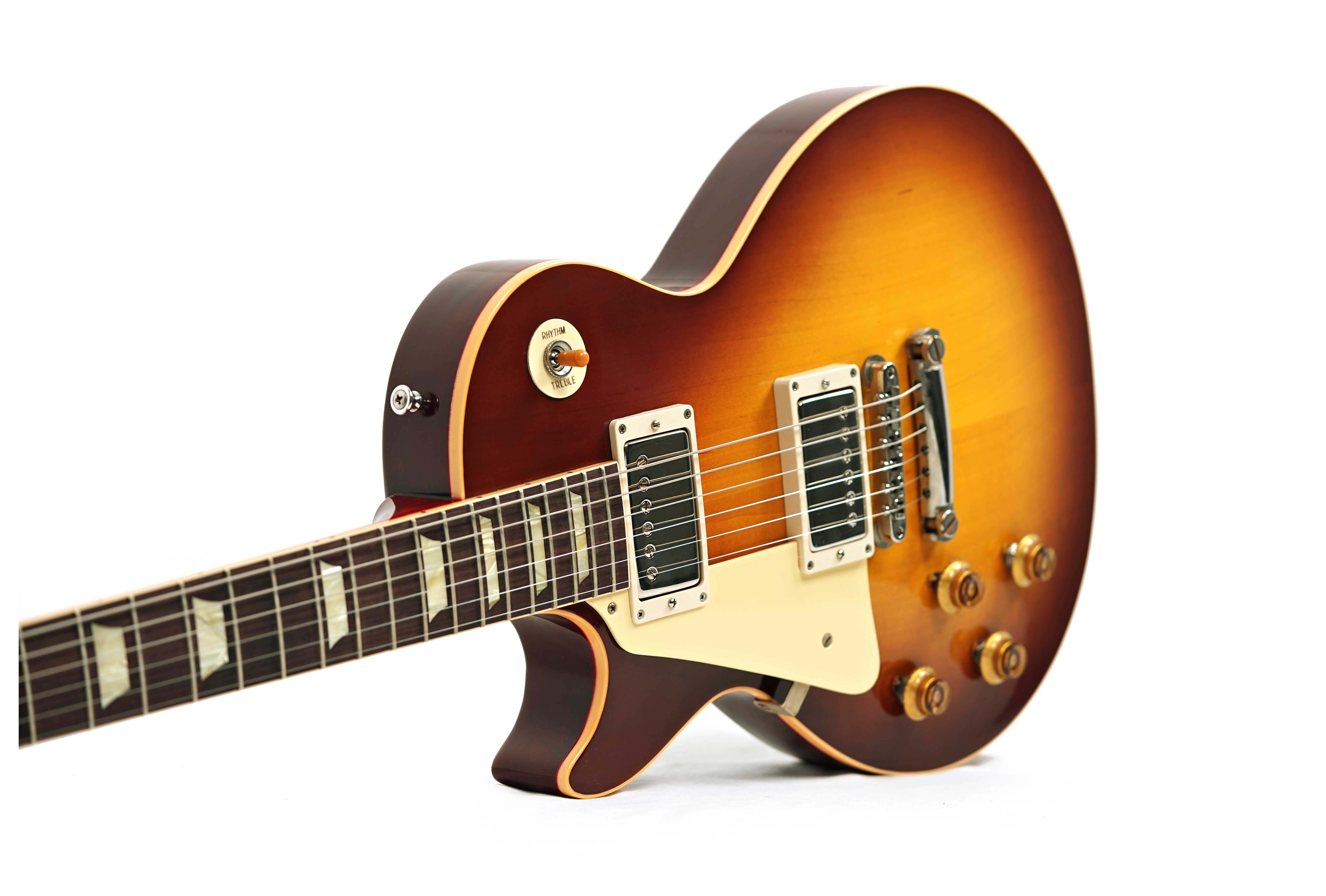 GUITARGUITAR Gibson Custom Shop 1958 Les Paul Standard Reissue VOS Left Handed Iced Tea Burst #841317
