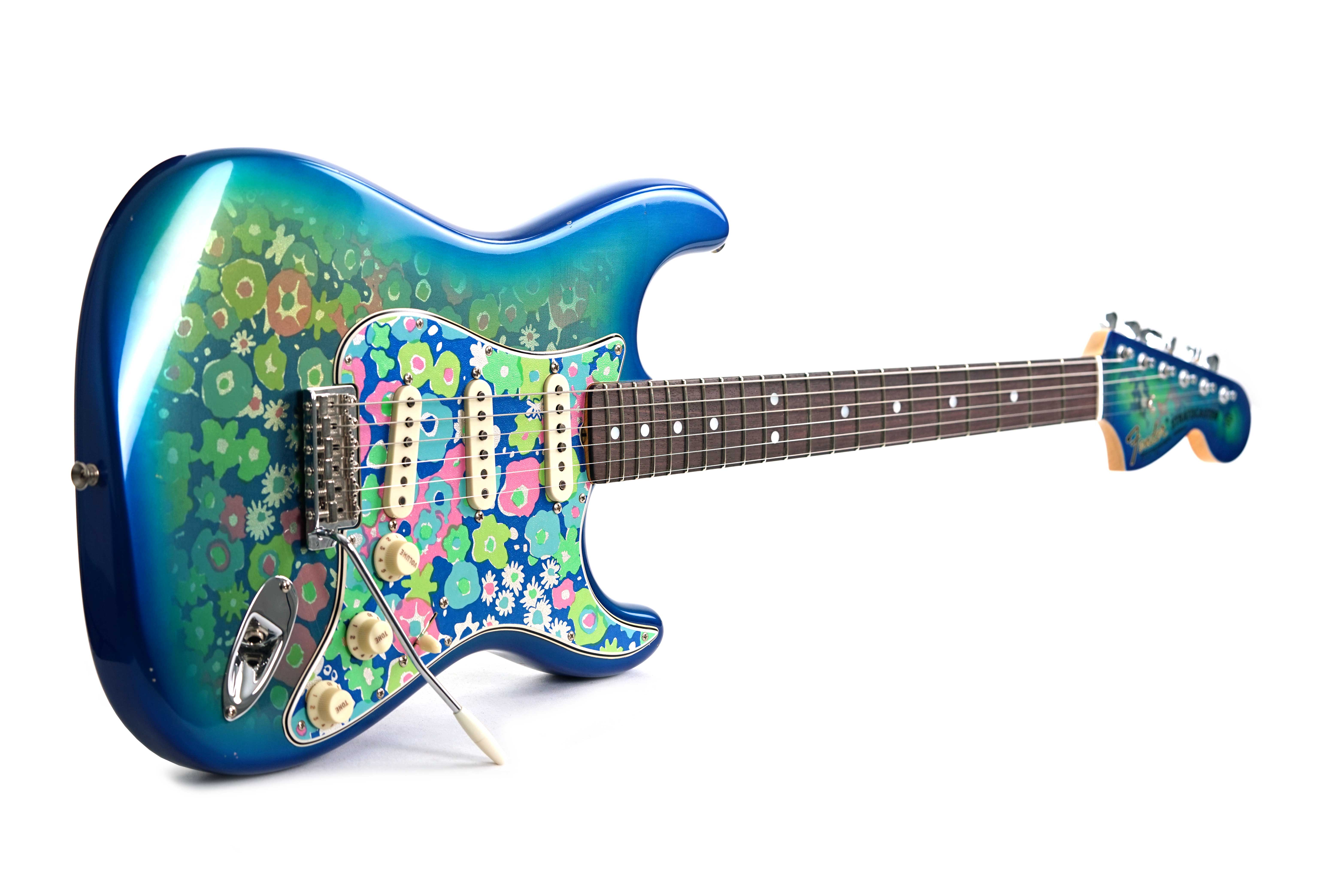 GUITARGUITAR Fender Custom Shop Limited Edition 1968 Stratocaster Jouneyman Relic Blue Flower #CZ585437