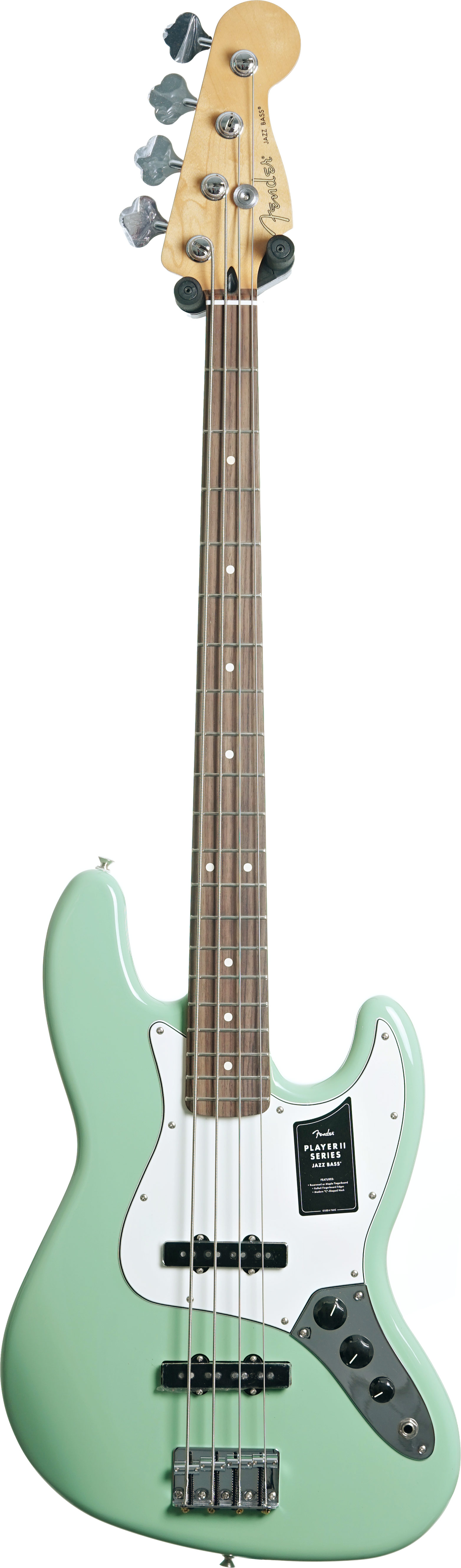 GUITARGUITAR Fender Player II Jazz Bass Birch Green Rosewood Fingerboard