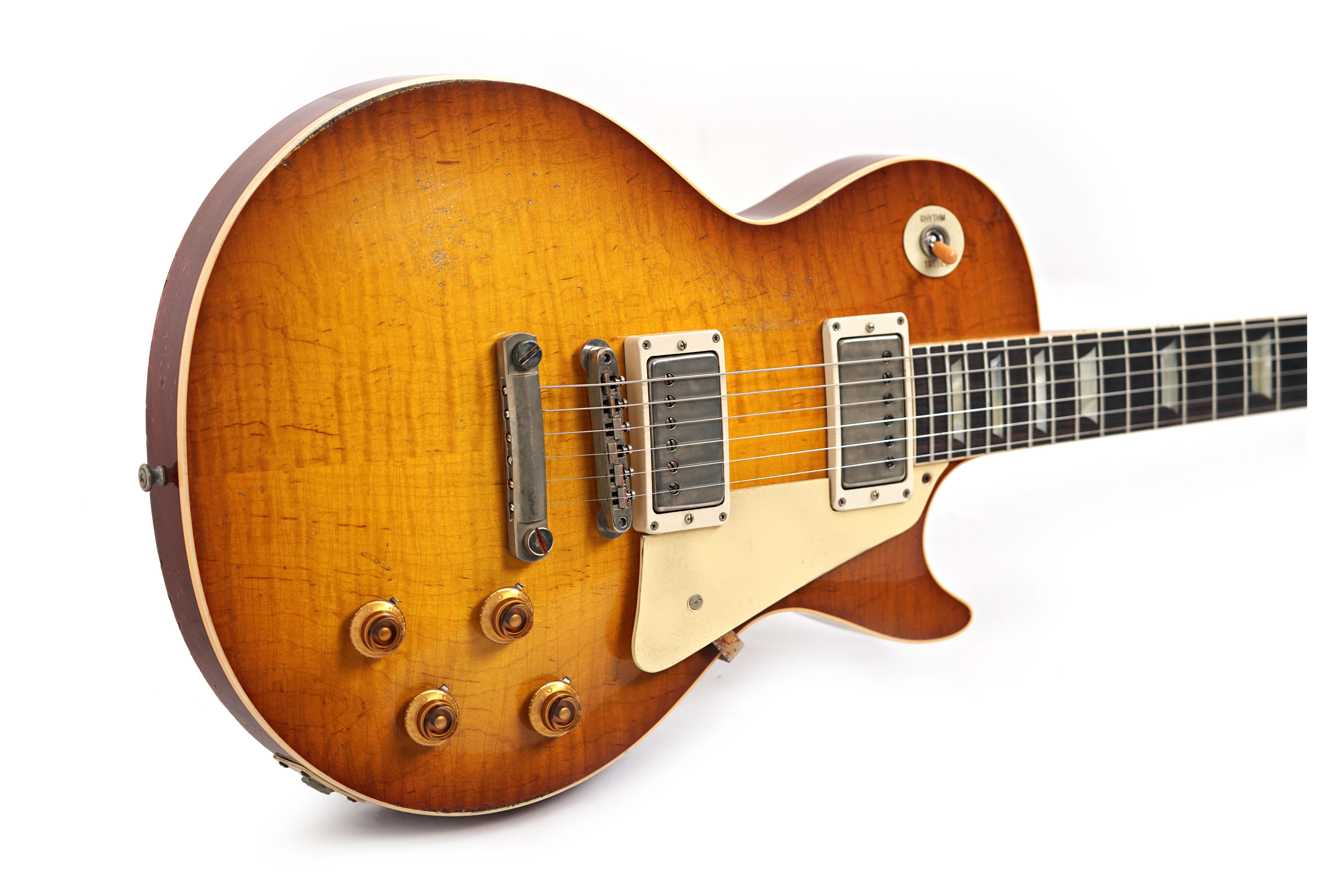 GUITARGUITAR Gibson Custom Shop Murphy Lab 1959 Les Paul Standard Reissue Heavy Aged Golden Poppy Burst #943458