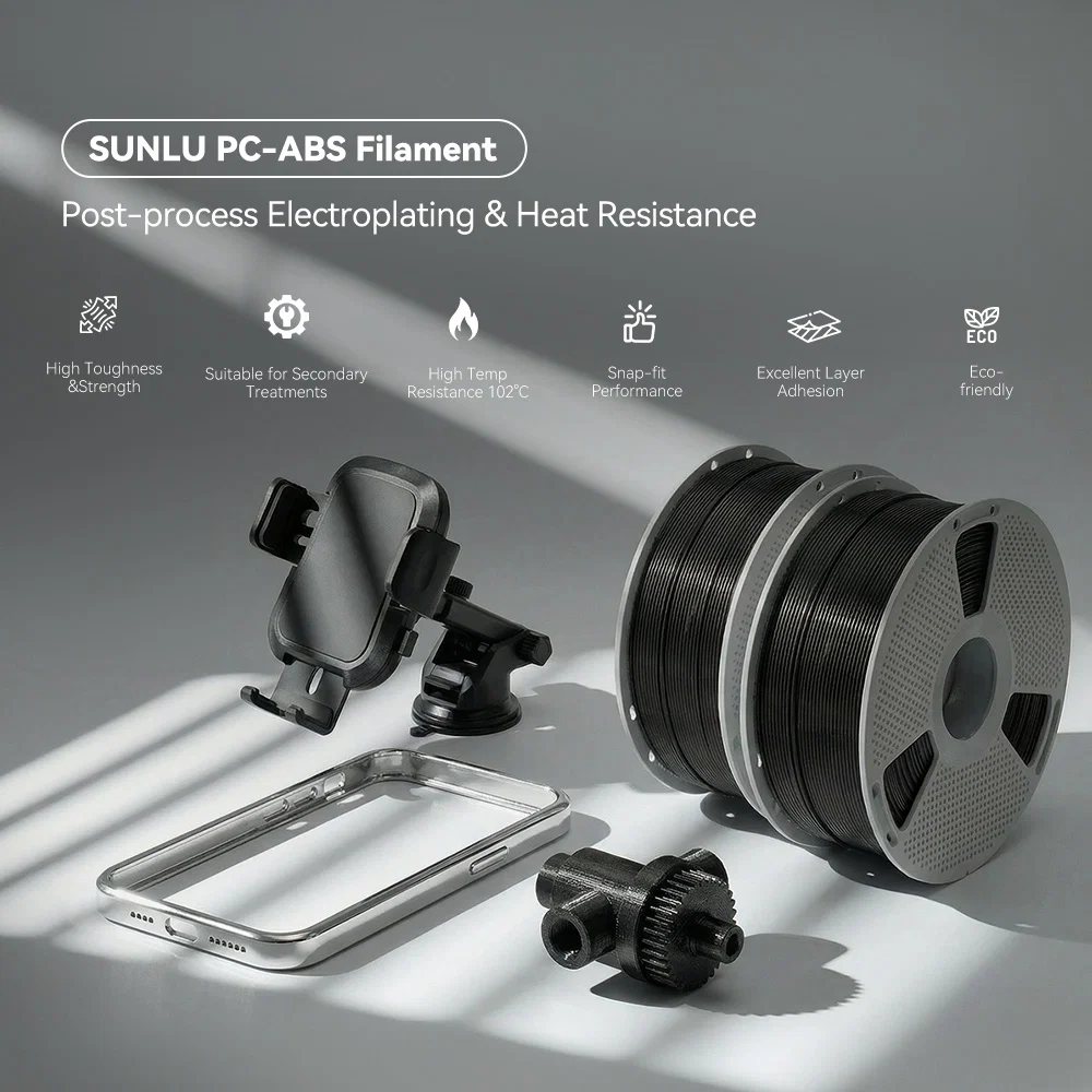 PC-ABS 3D Printer Filament, High-performance 3D Filament 1KG