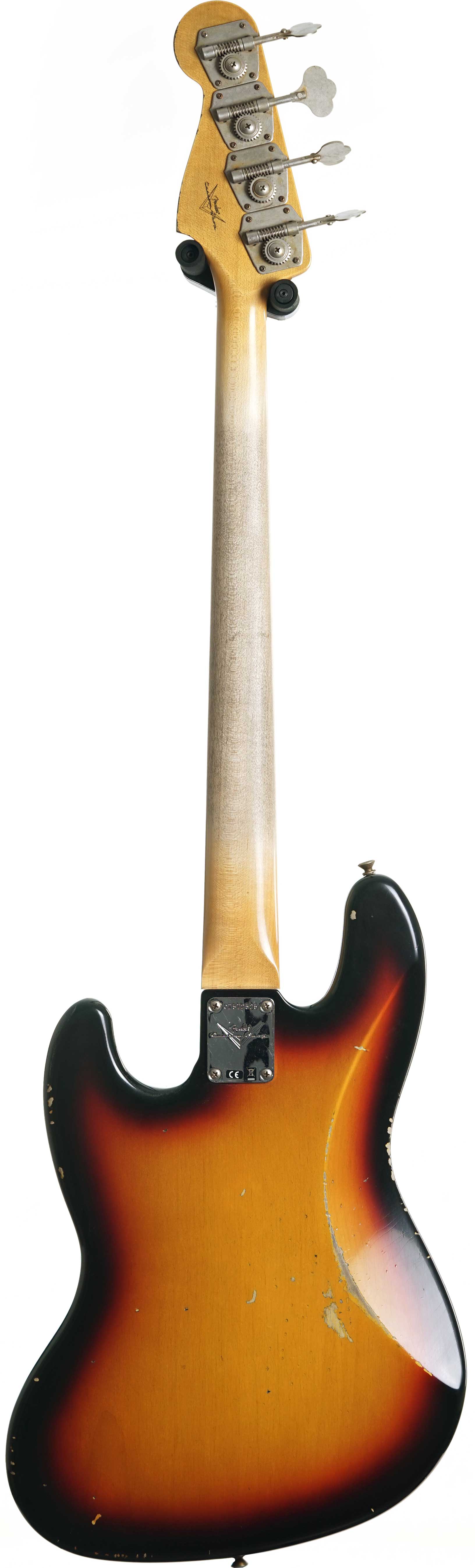 GUITARGUITAR Fender Custom Shop 62 Jazz Bass Relic 3-Color Sunburst #CZ572525