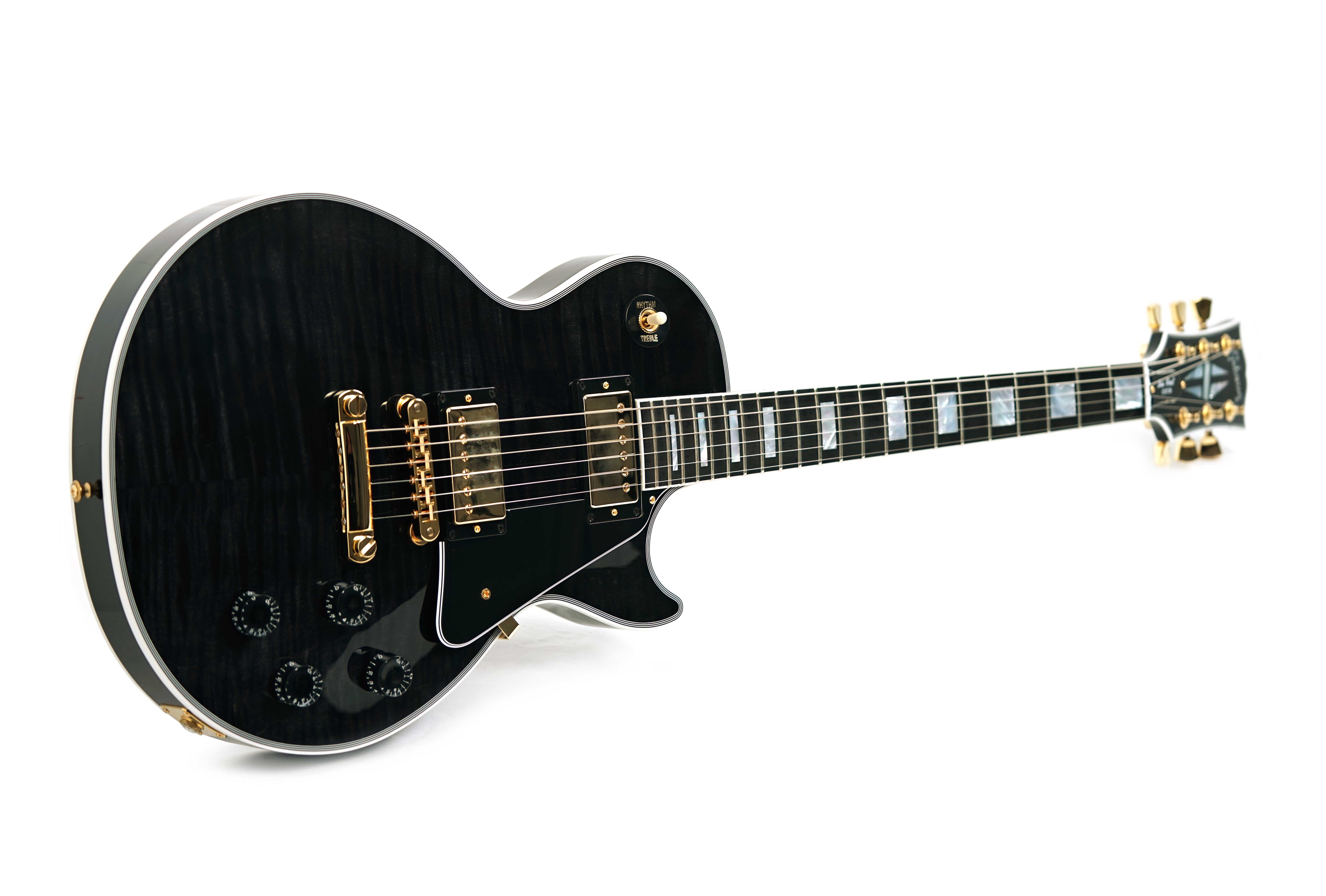 GUITARGUITAR Gibson Custom Shop Dealer Select Les Paul Custom Trans Black #CS502275