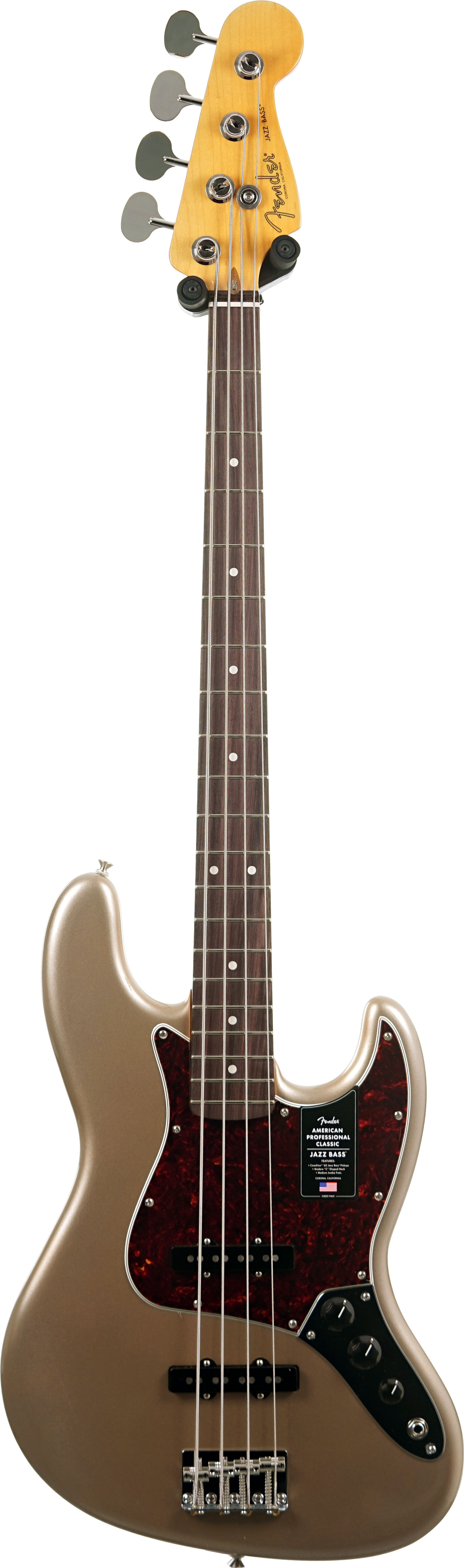 GUITARGUITAR Fender American Professional Classic Jazz Bass Faded Firemist Gold Rosewood Fingerboard #US25043030