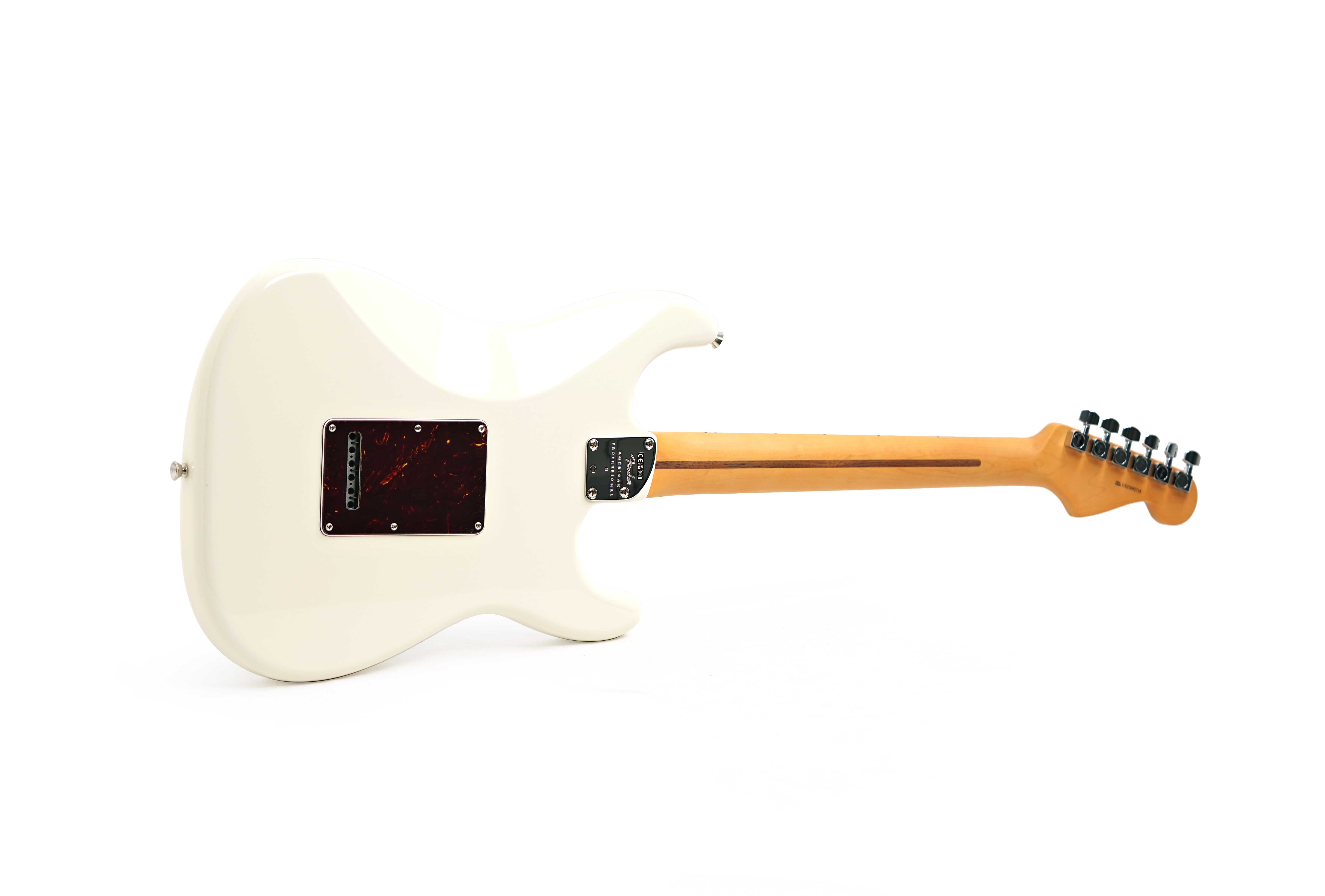 GUITARGUITAR Fender American Professional II Stratocaster Olympic White Maple Fingerboard Left Handed #US25092718