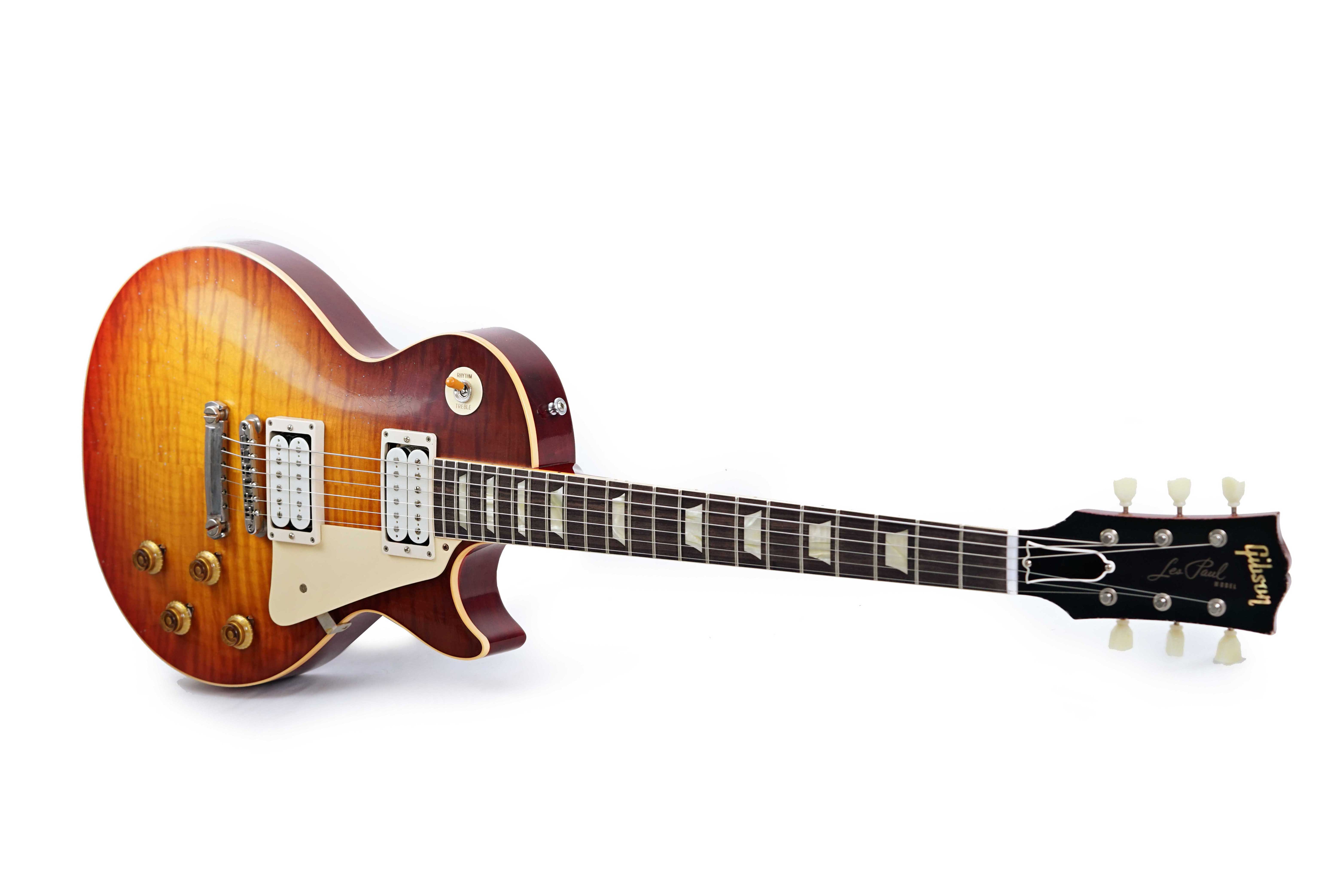 GUITARGUITAR Gibson Custom Shop Made 2 Measure 1959 Les Paul Standard Double White Royal Teaburst Murphy Lab Light Aged #943721