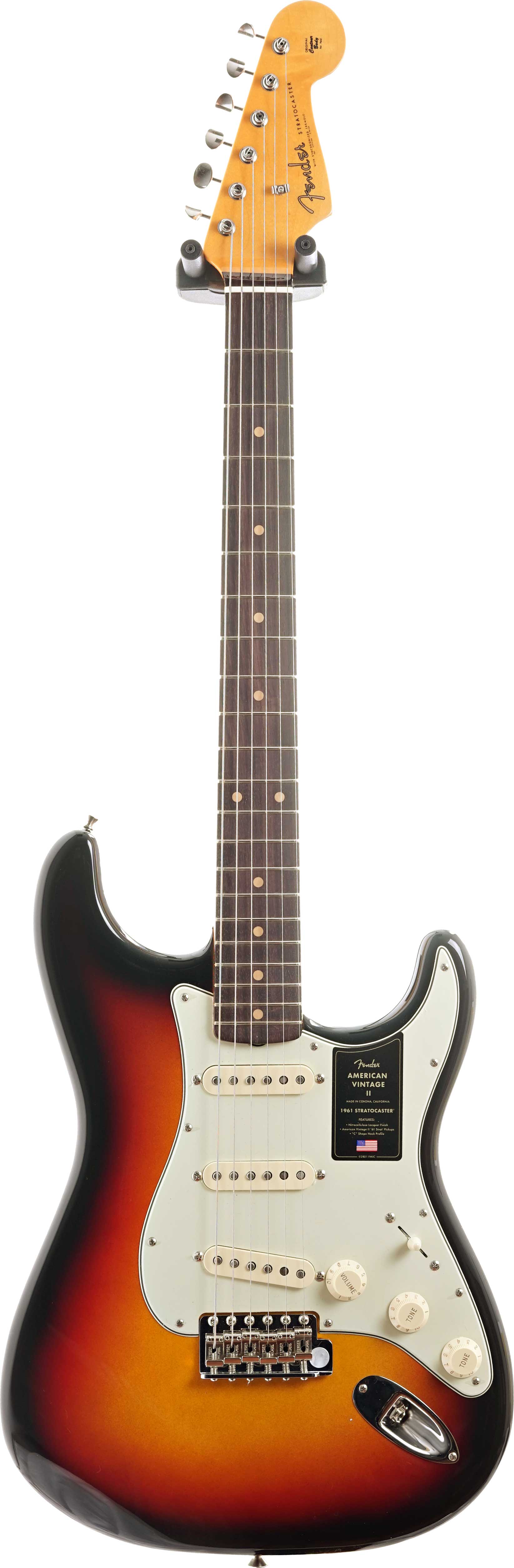 GUITARGUITAR Fender American Vintage II 61 Stratocaster Rosewood Fingerboard 3 Colour Sunburst #V2557640