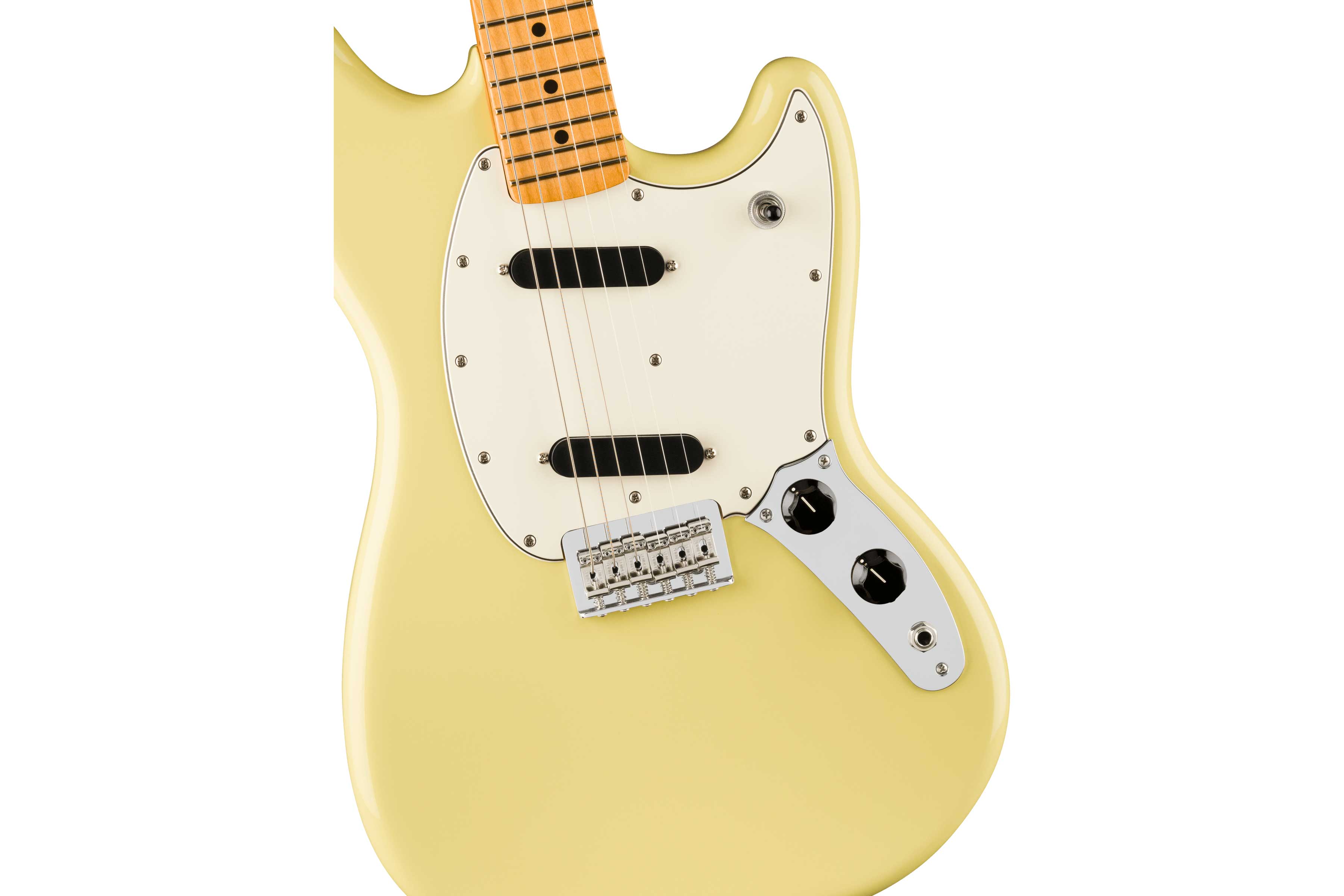 GUITARGUITAR Fender Player II Mustang Maple Fingerboard Hialeah Yellow