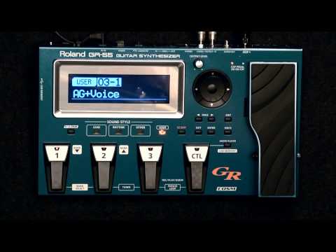 GUITARGUITAR Roland GR-55GK-BK Black Guitar Synth with GK3 Pickup