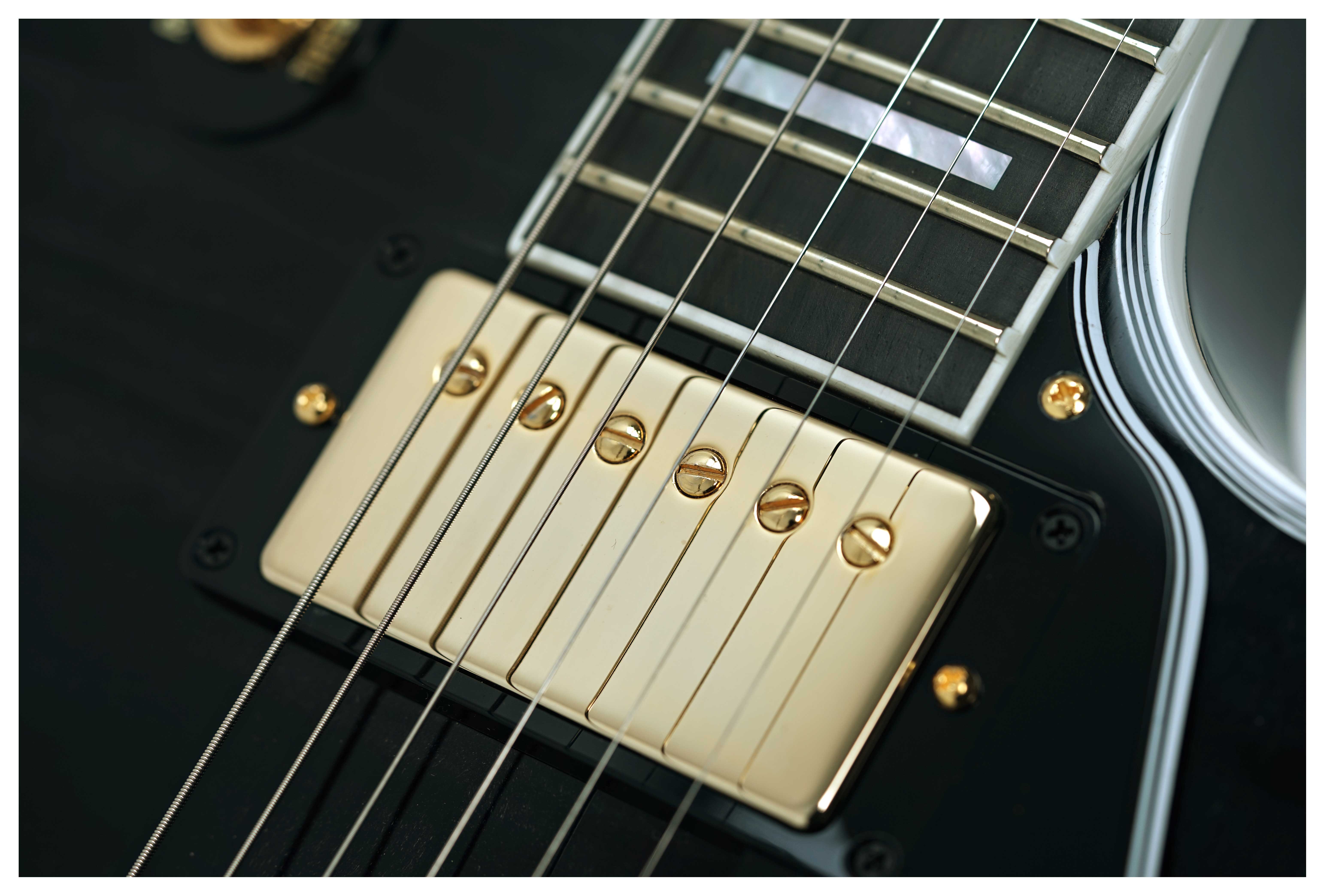GUITARGUITAR Gibson Custom Shop Dealer Select Les Paul Custom Trans Black #CS502275