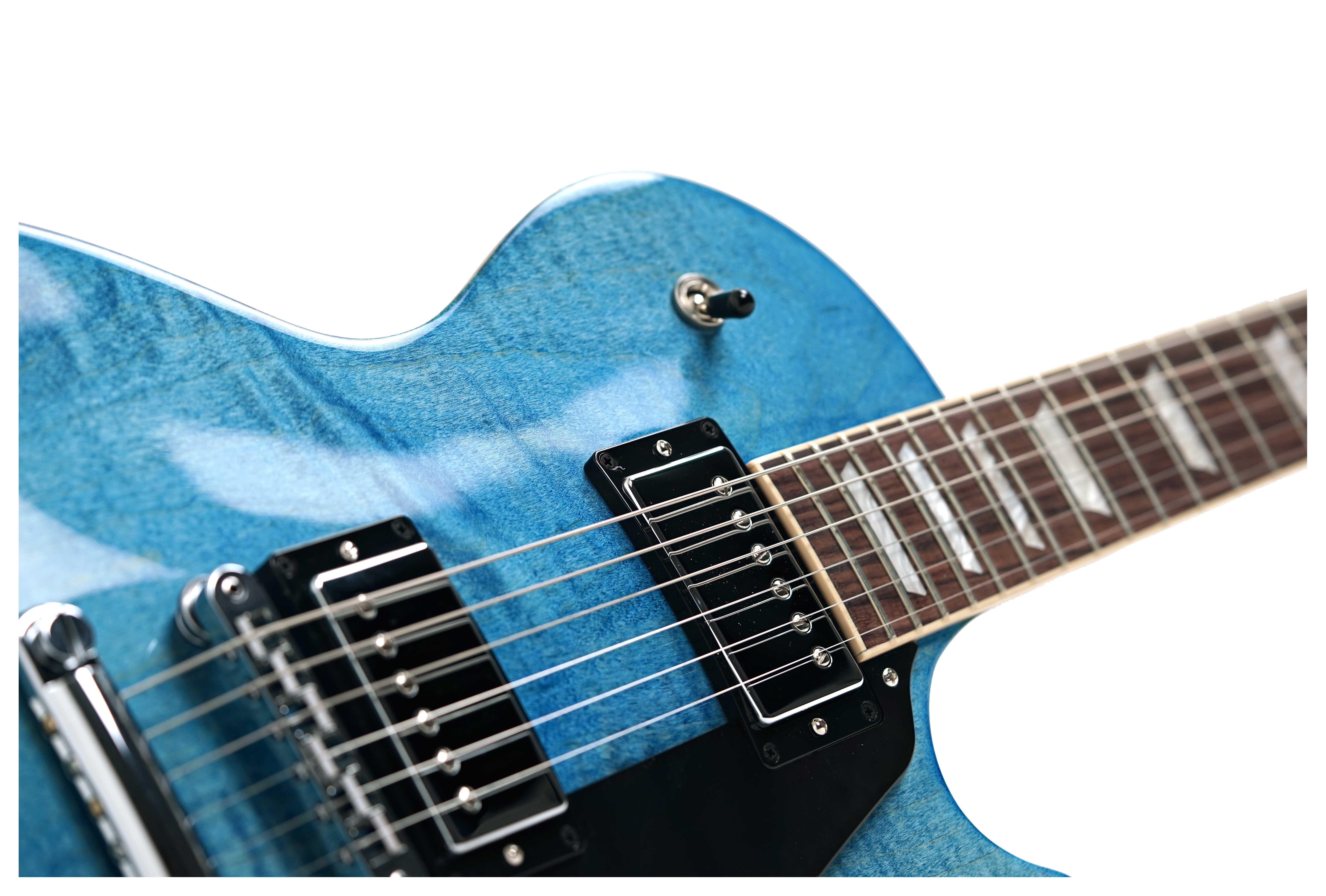 GUITARGUITAR Gibson Les Paul Studio Figured Ocean Blue #204350335