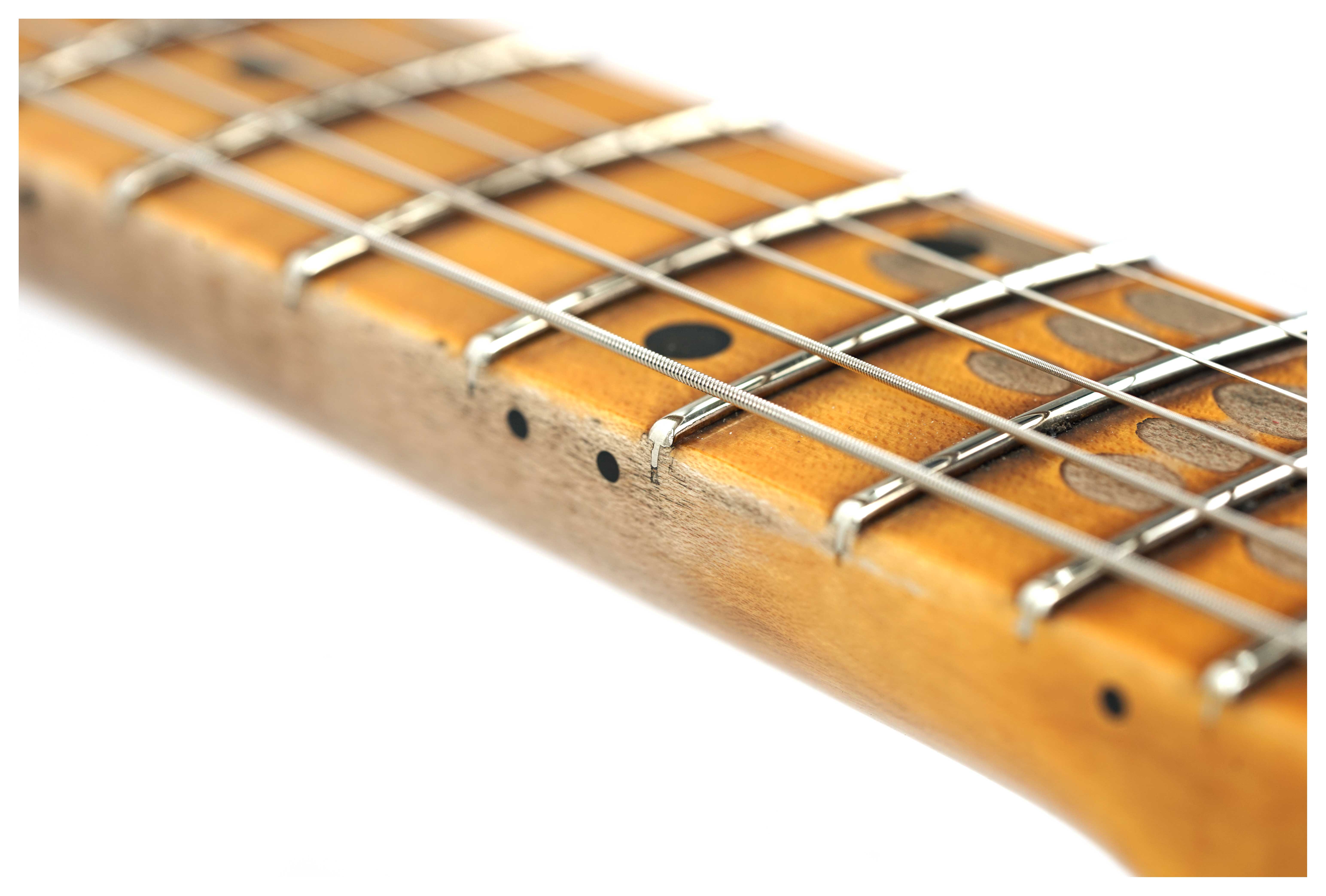 GUITARGUITAR Fender Custom Shop Limited Edition 1954 Stratocaster Heavy Relic Super Faded Aged Sonic Blue Over 2-Tone Sunburst #LXX0731
