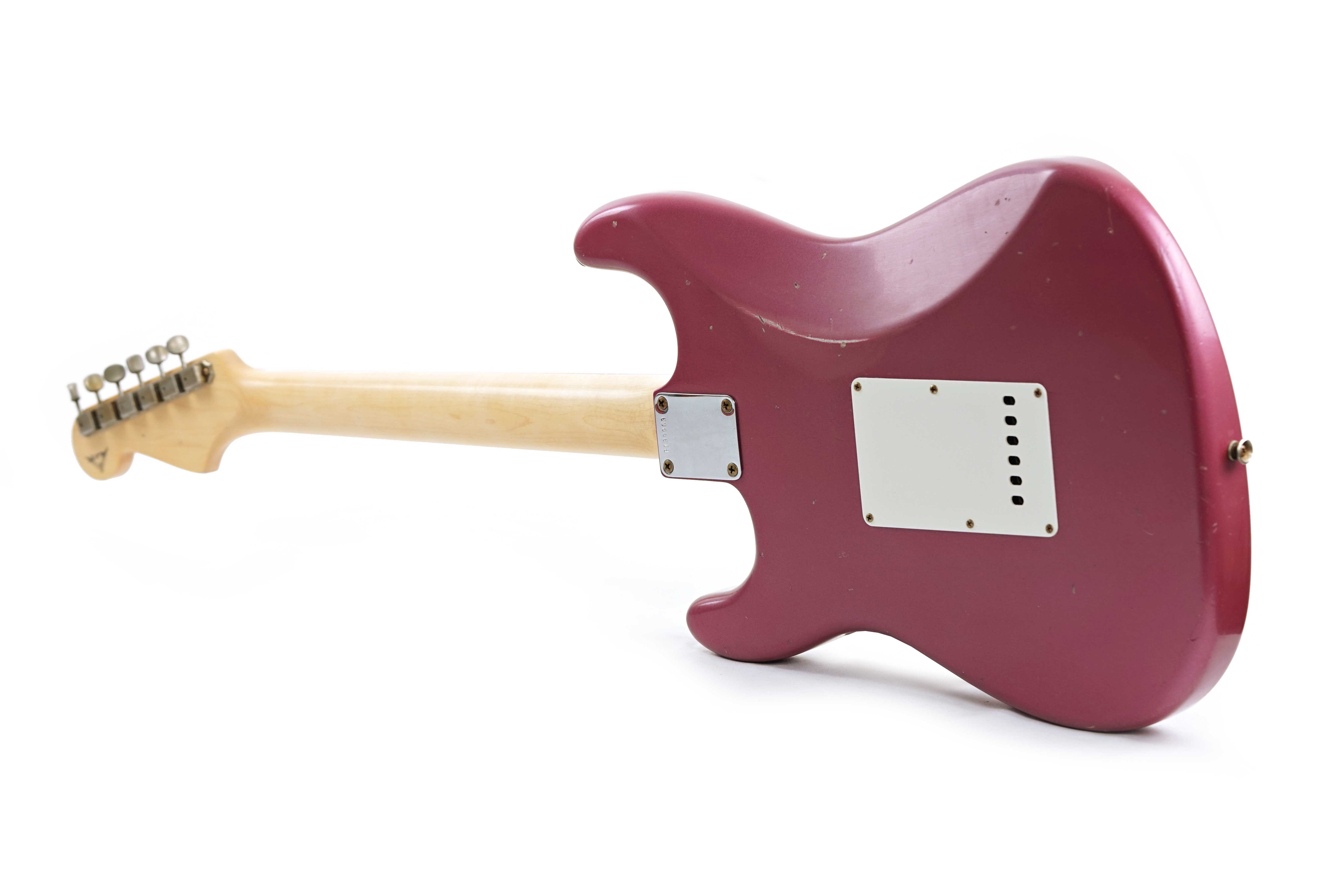 GUITARGUITAR Fender Custom Shop 1962 Stratocaster Journeyman Relic Burgundy Mist Masterbuilt by Austin MacNutt
