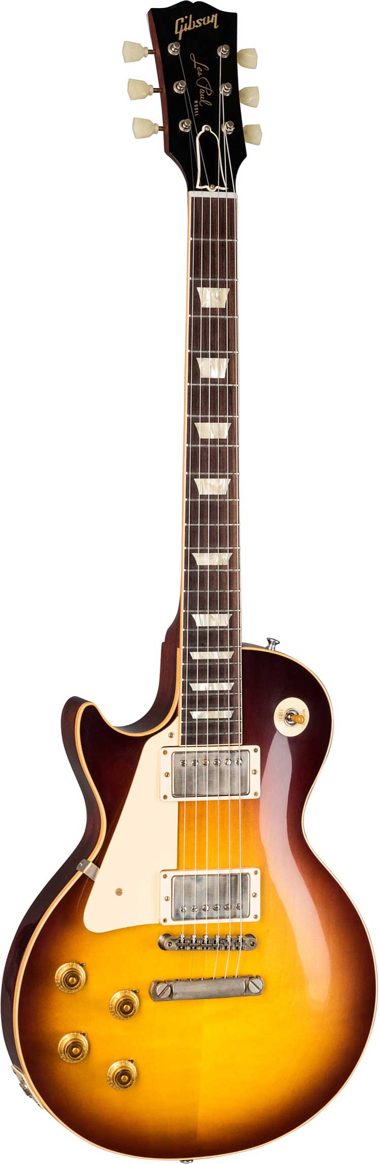 GUITARGUITAR Gibson Custom Shop 1958 Les Paul Standard Reissue VOS Left Handed Bourbon Burst