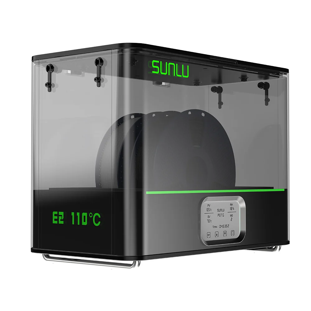 [20%off Offer] SUNLU FilaDryer E2, Up to 110℃, Professional Drying and Annealing, Born for Engineering 3D Printing Filaments