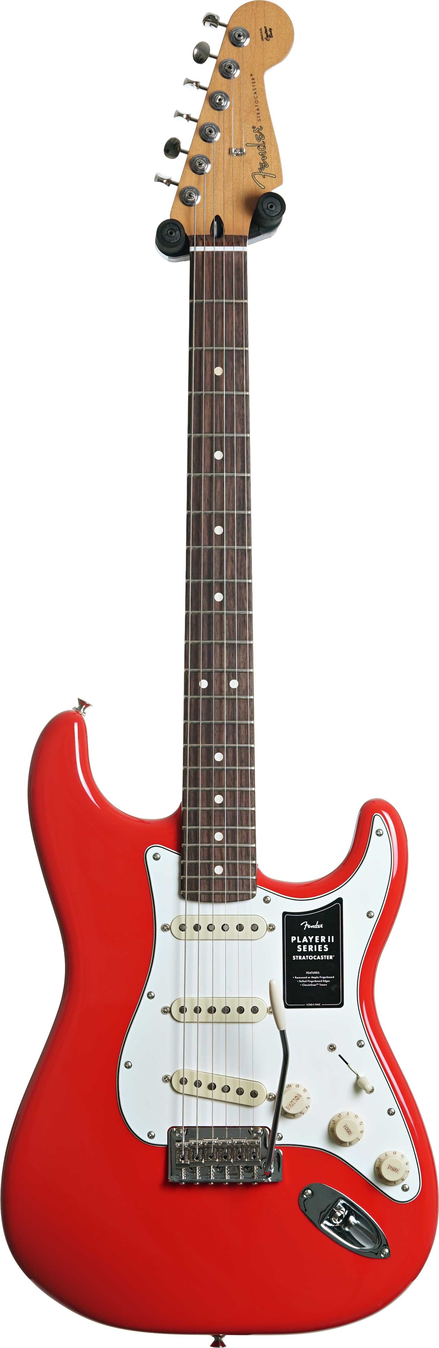 GUITARGUITAR Fender Player II Stratocaster Coral Red Rosewood Fingerboard
