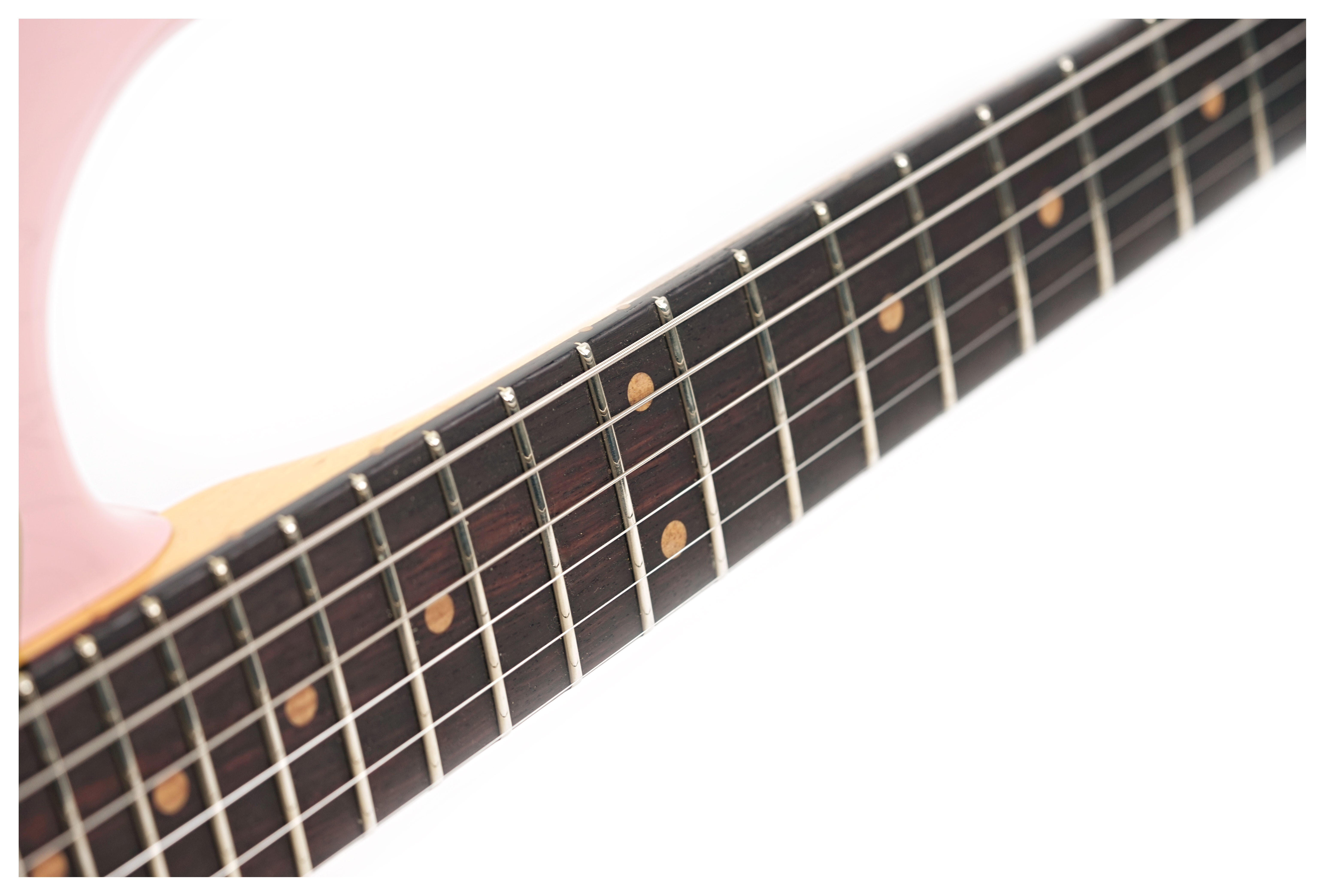 GUITARGUITAR Fender Custom Shop 1959 Collection Stratocaster Journeyman Relic Shell Pink Rosewood Fingerboard #CZ587030