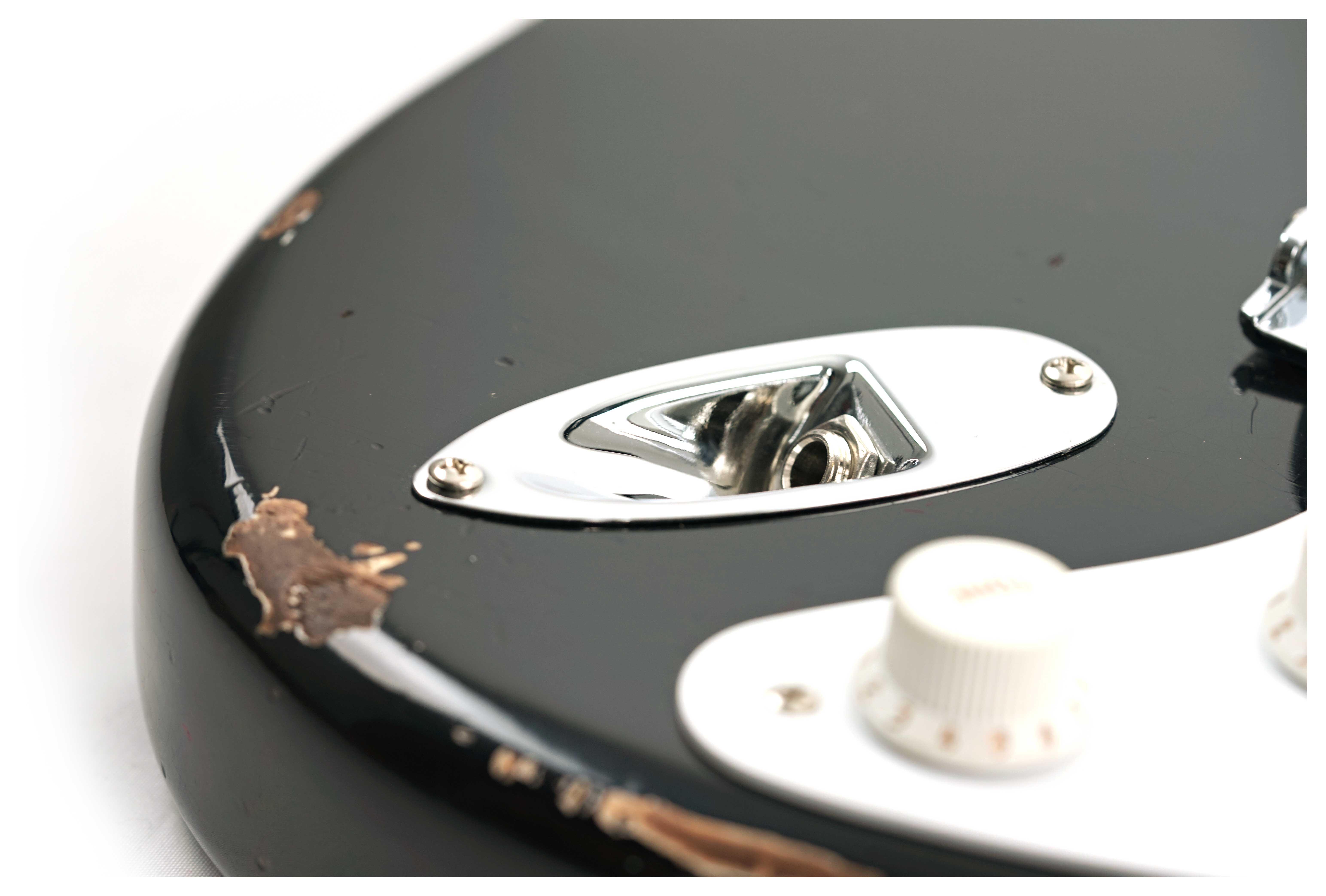 GUITARGUITAR Fender Custom Shop Limited Edition 1954 Stratocaster Relic Aged Black with Closet Classic Hardware #LXX0465