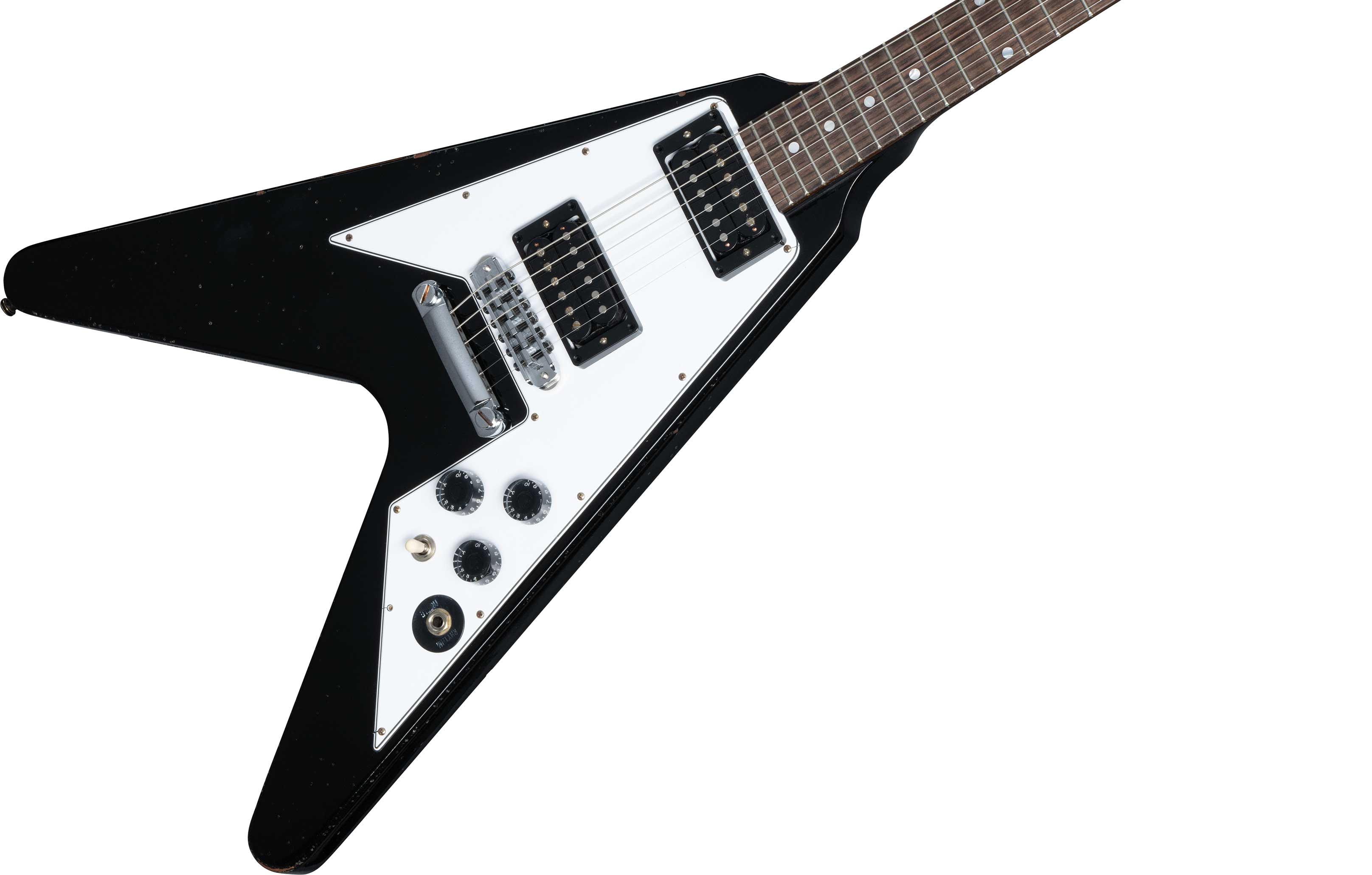 GUITARGUITAR Gibson Custom Shop Kirk Hammett 1979 Flying V Ebony