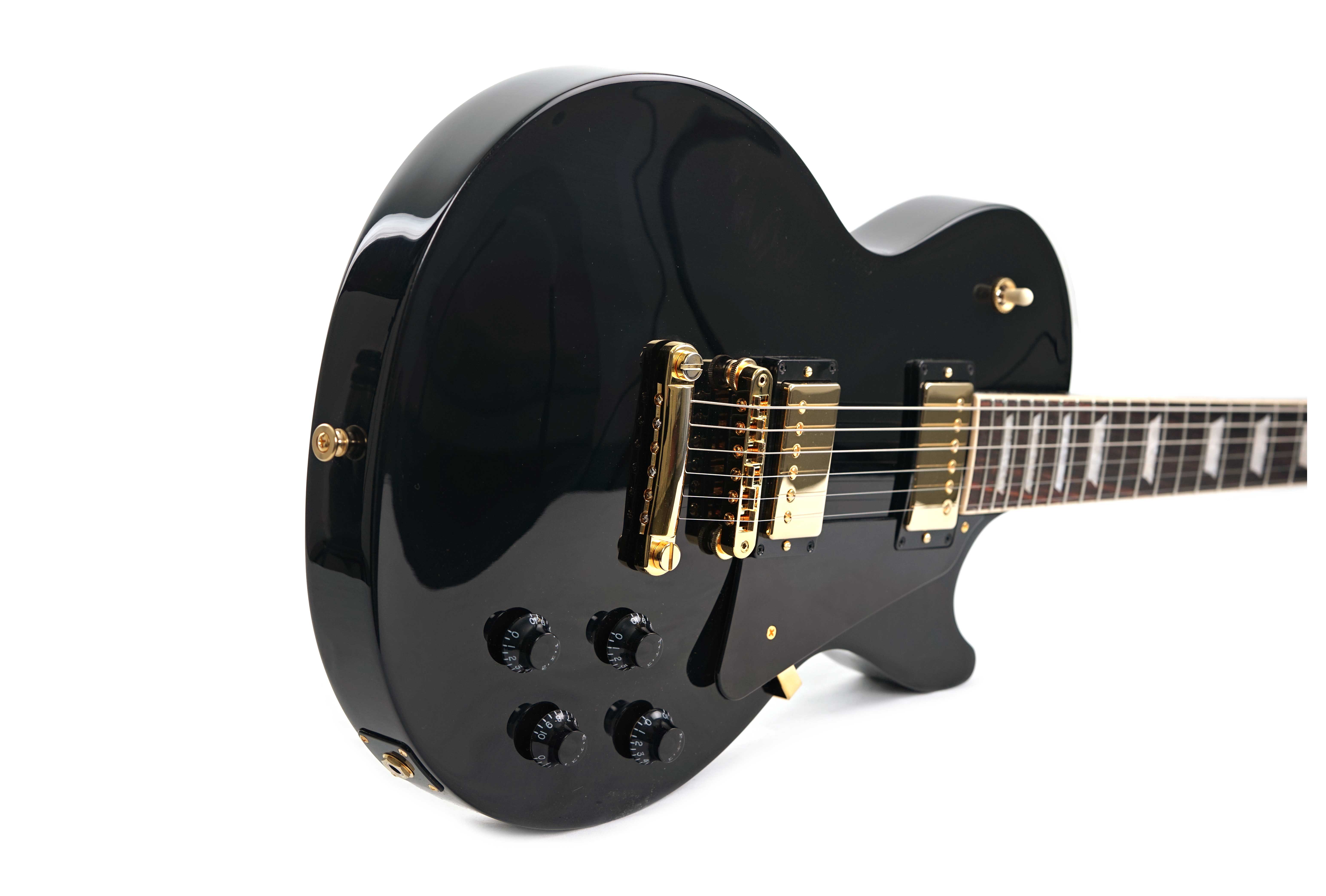 GUITARGUITAR Gibson Les Paul Studio Ebony Gold Hardware