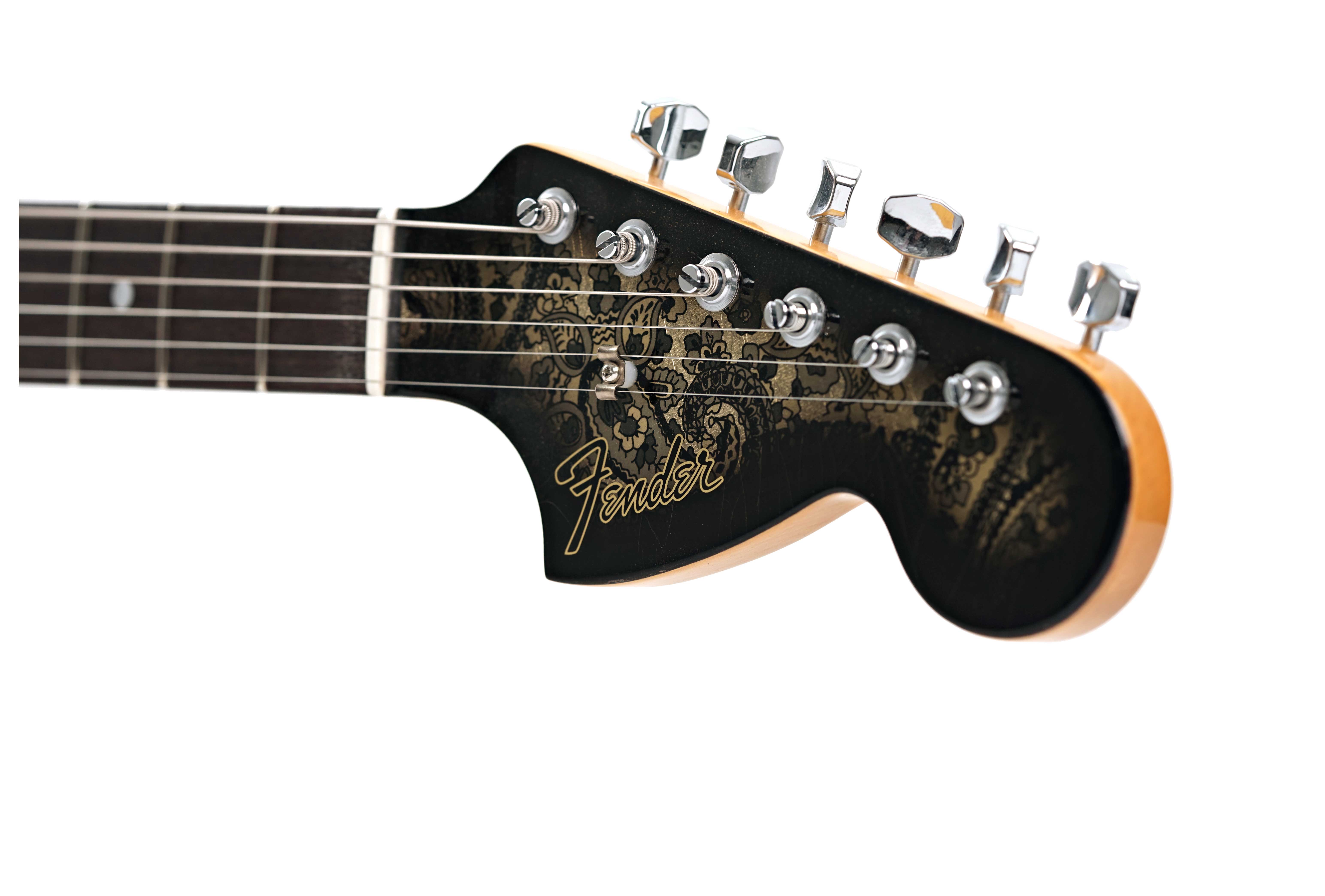 GUITARGUITAR Fender Custom Shop Limited Edition 1968 Stratocaster Journeyman Relic Black Paisley #CZ586101